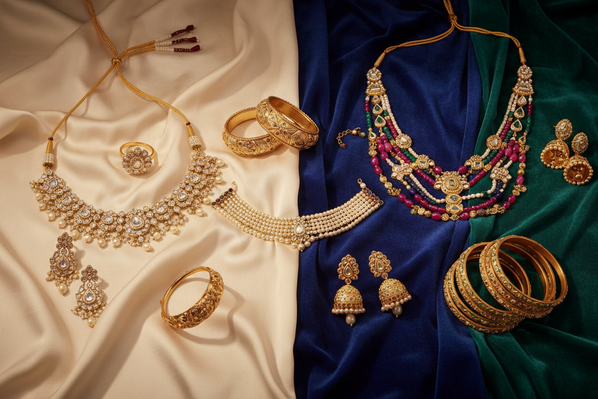 How to Build Separate Jewellery Looks for Your Engagement and Sangeet Without Buying Everything New