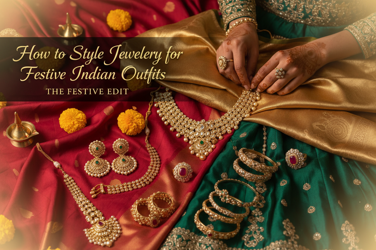 How to Style Jewellery for Festive Indian Outfits