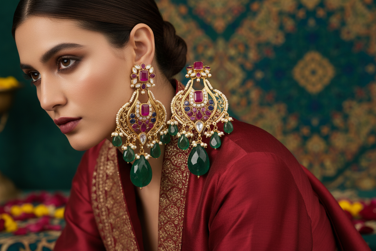 How to Style Kundan Earrings for Modern Festive Looks