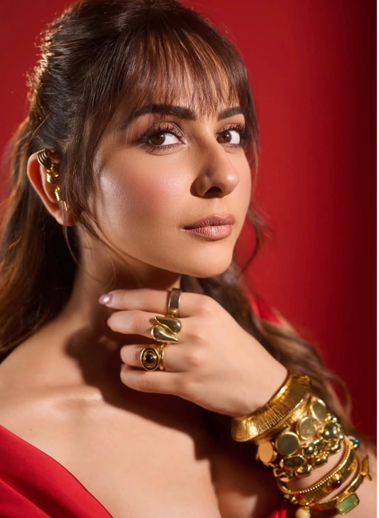 Rakul Preet Singh Wearing Minerali Hand Stack Jewelry