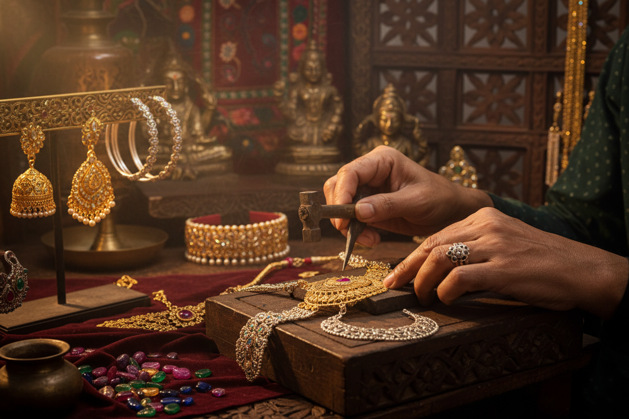 The Art of Handcrafted Jewellery in India