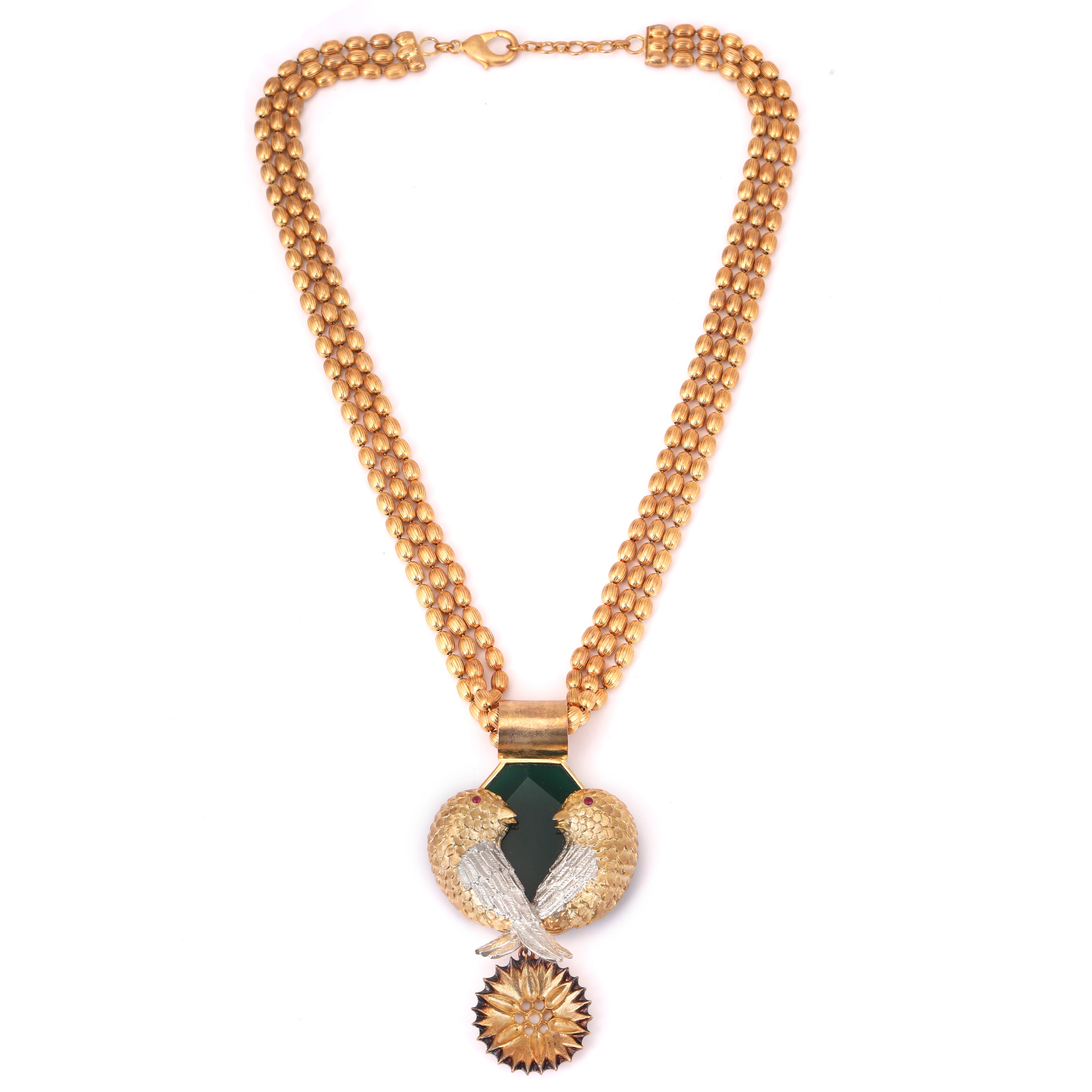 Engraved musings necklace