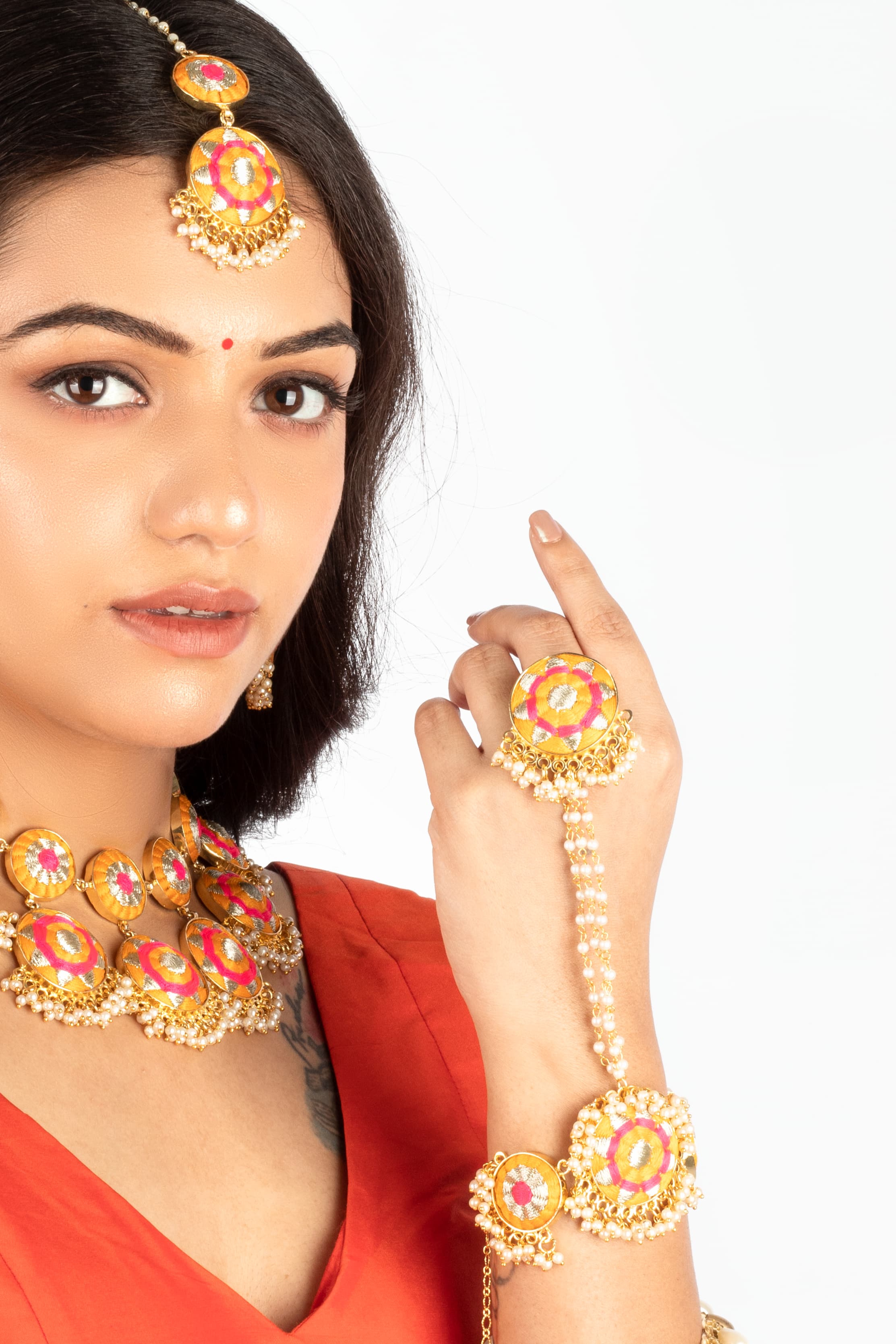 Sunset Blush Hand Harness