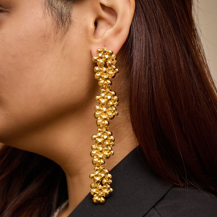 Gold Chrome Earrings