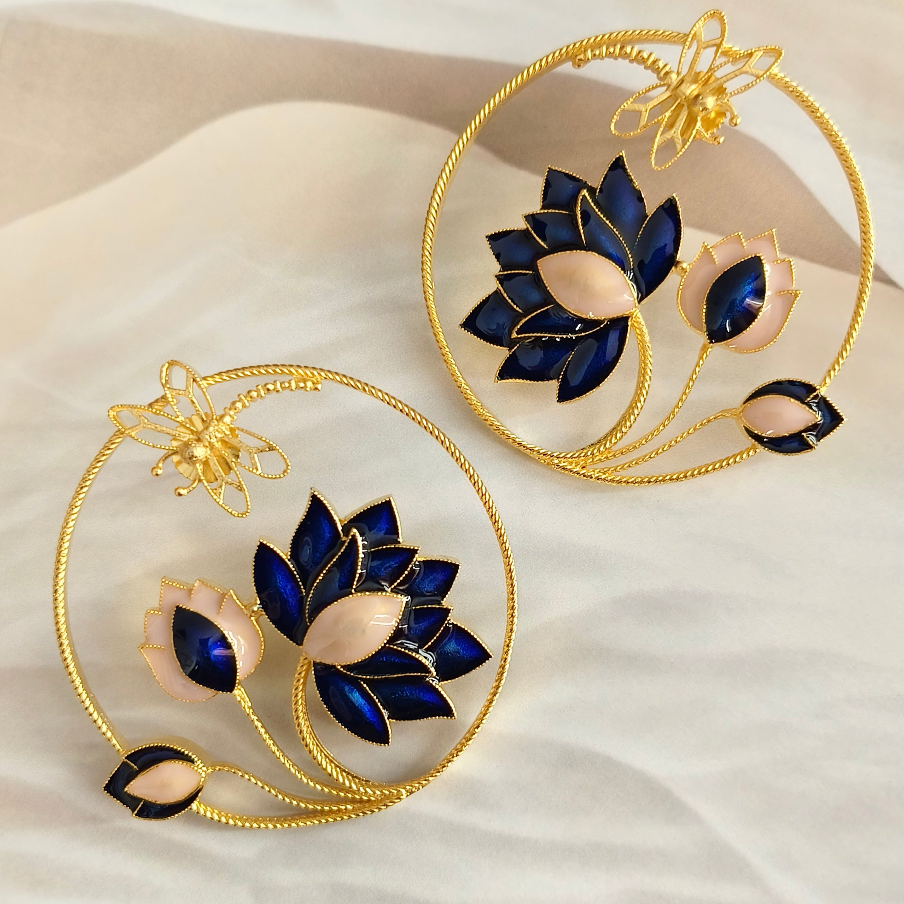 Ethereal midnight earrings