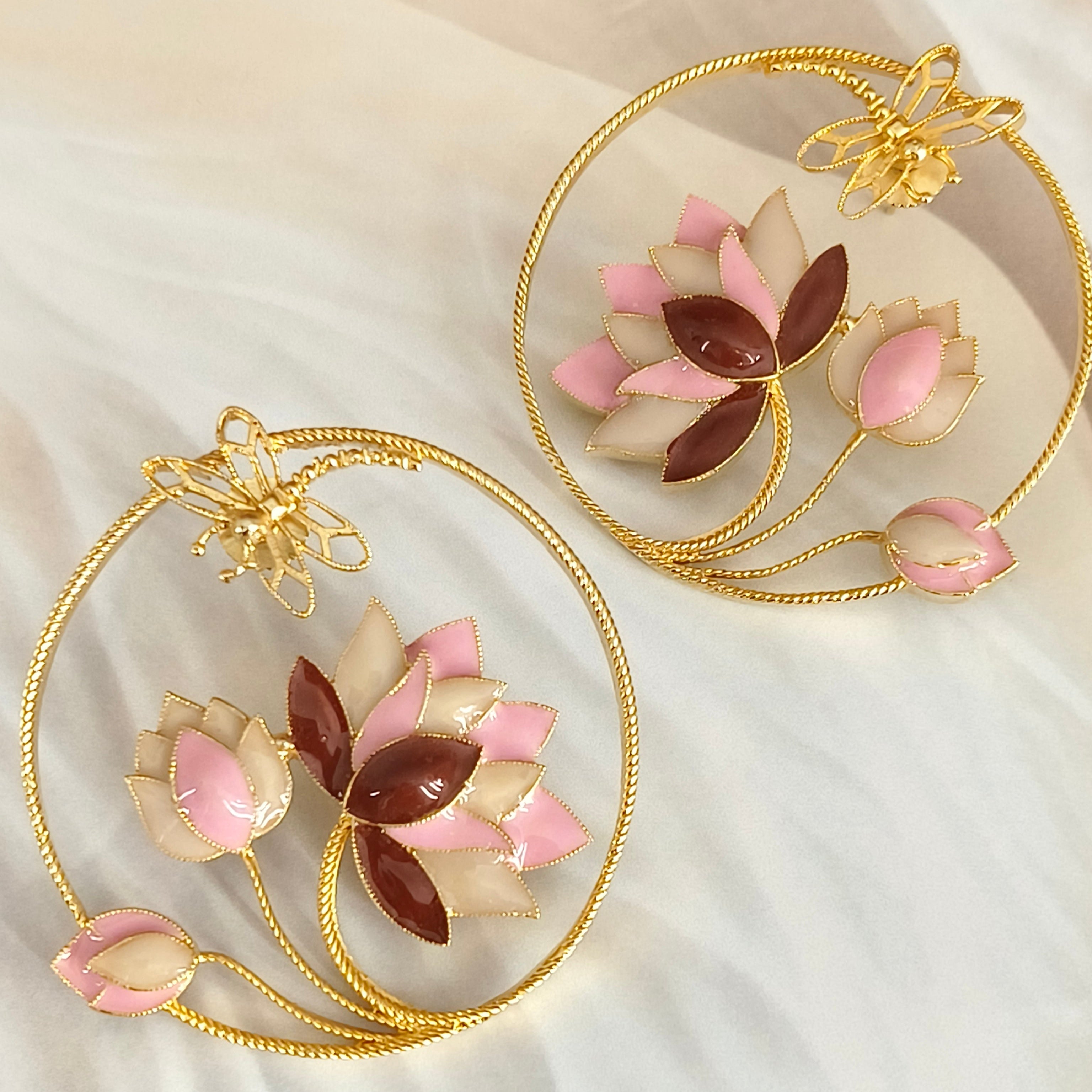 Ethereal blume earrings