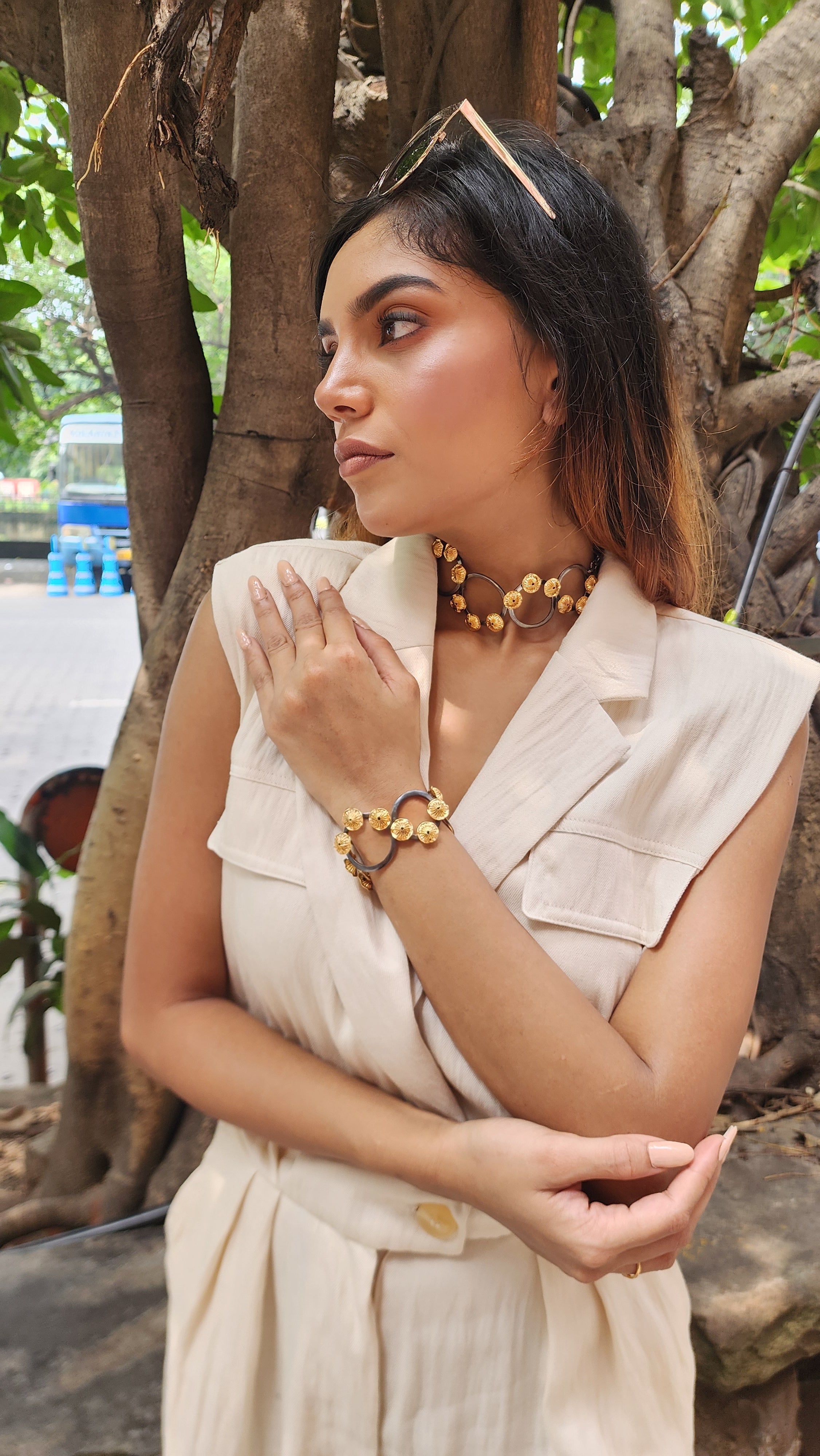 Golden cove black and gold bracelet