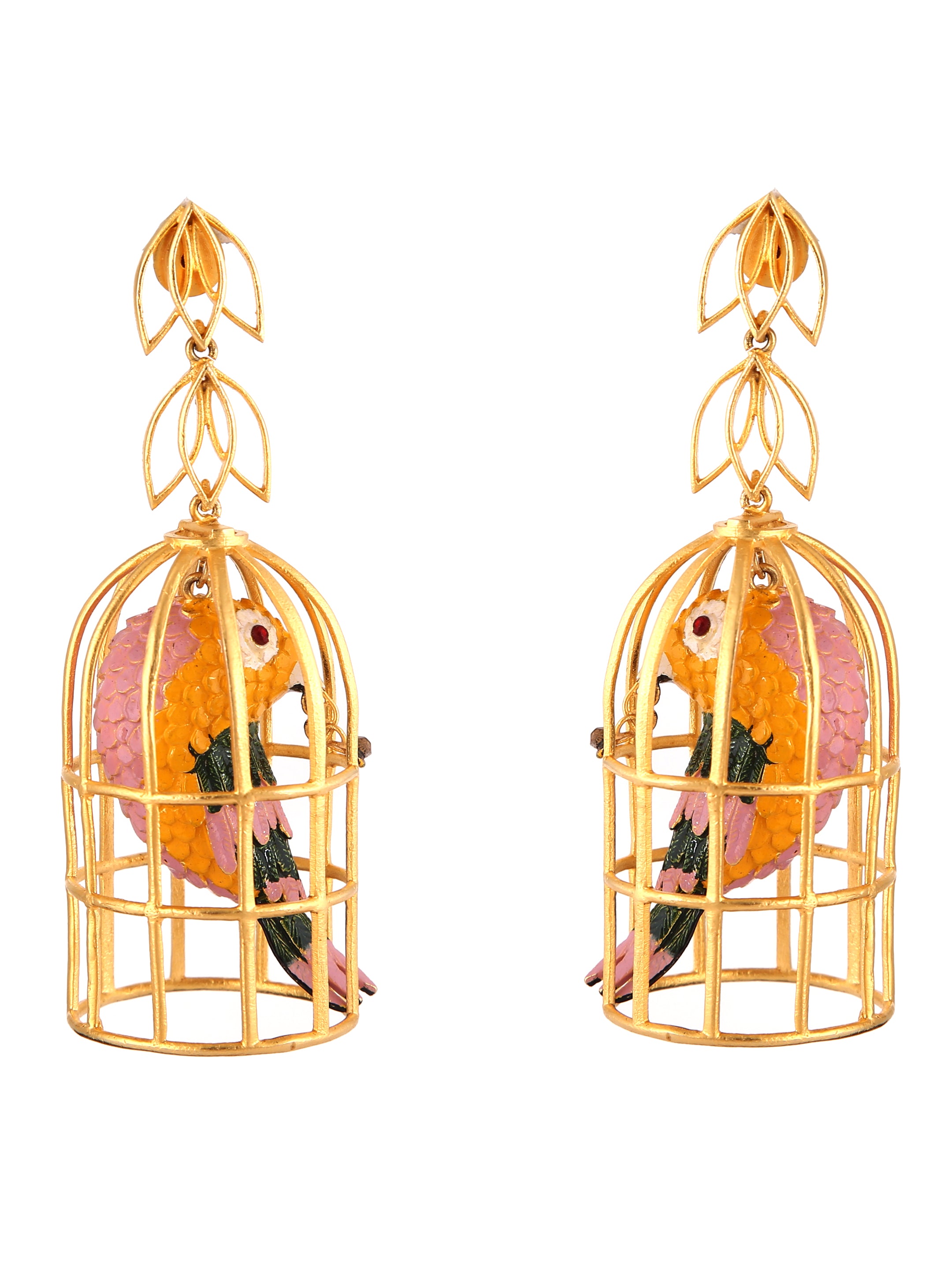 Caged fantasies earrings