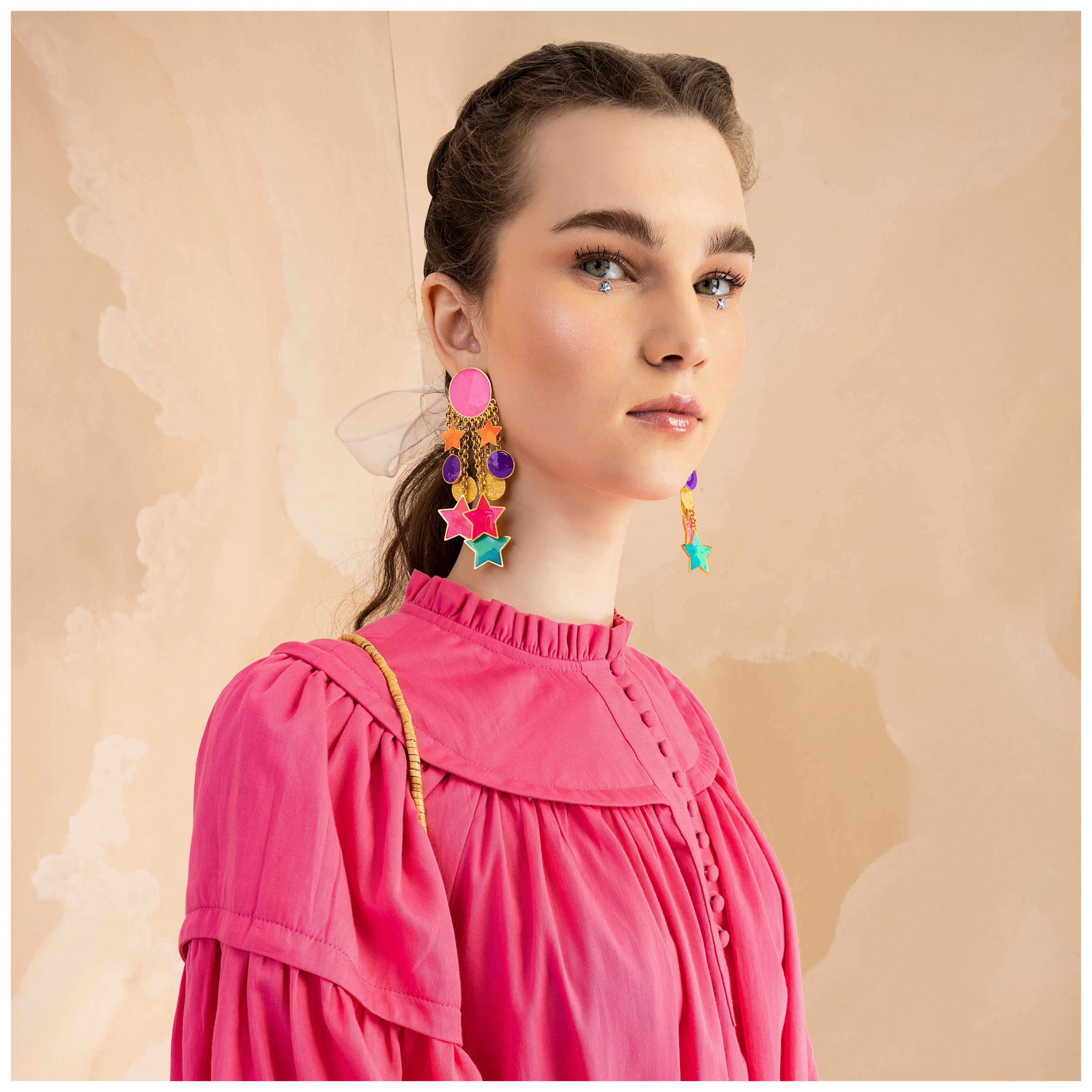 A sea of stars earrings
