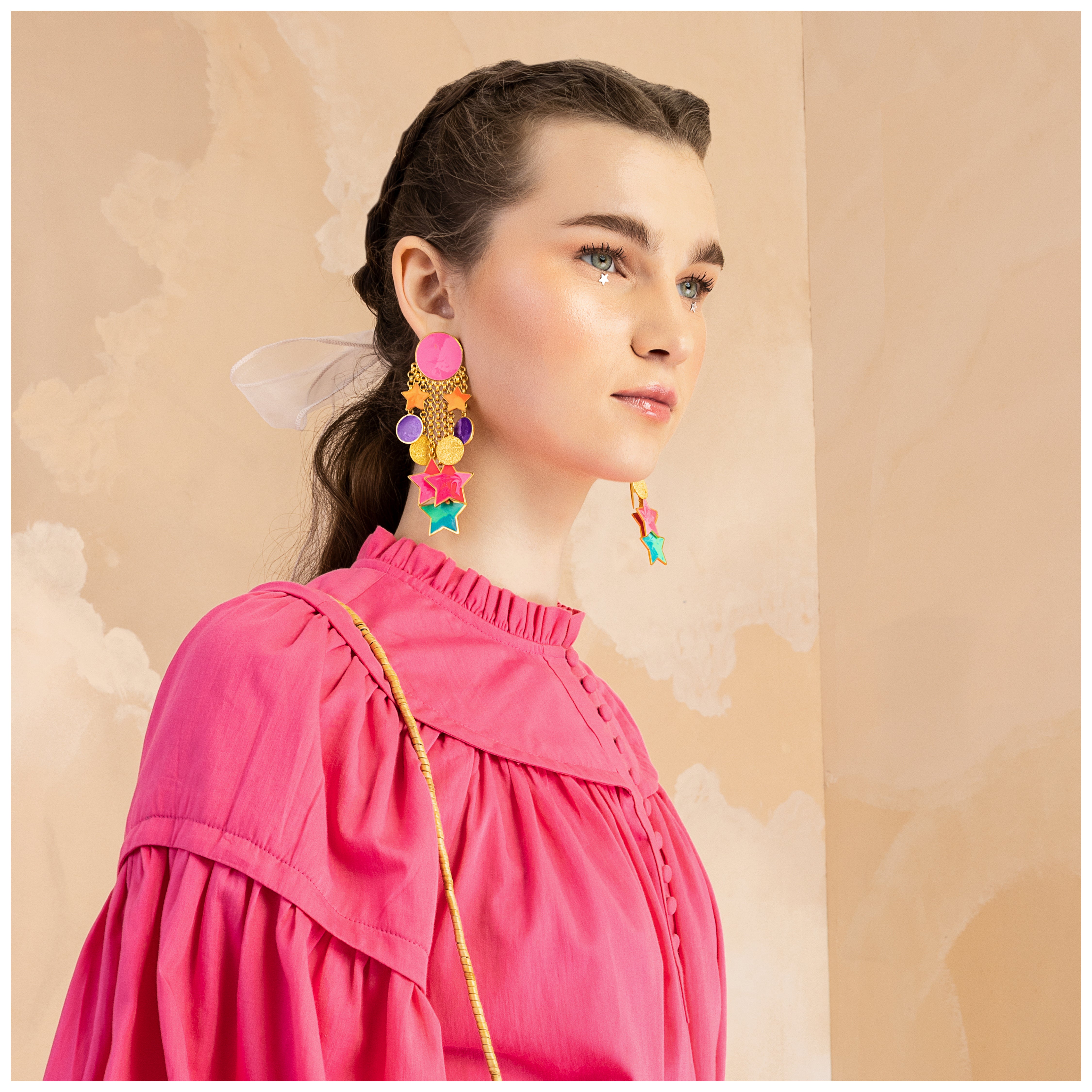 A sea of stars earrings