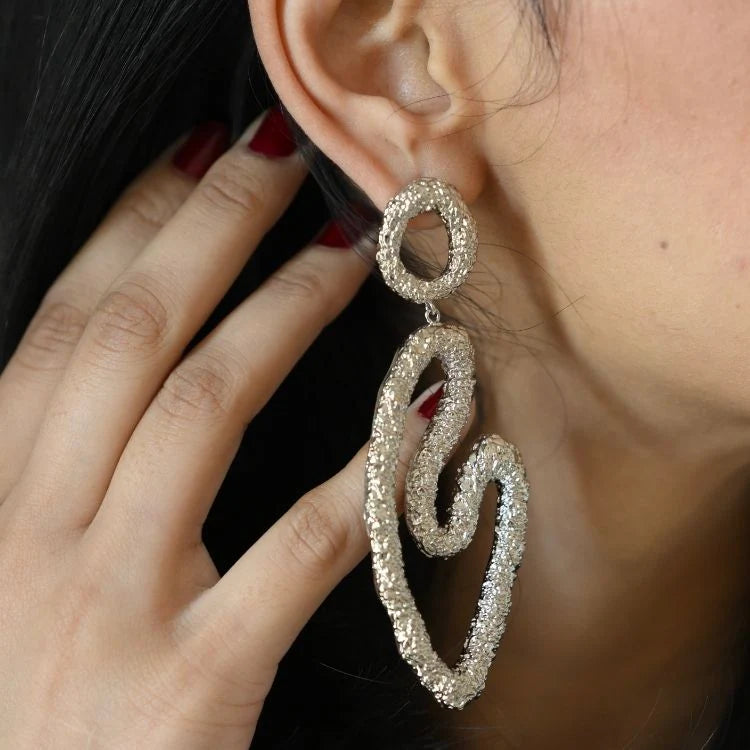 Silver Misty Earrings