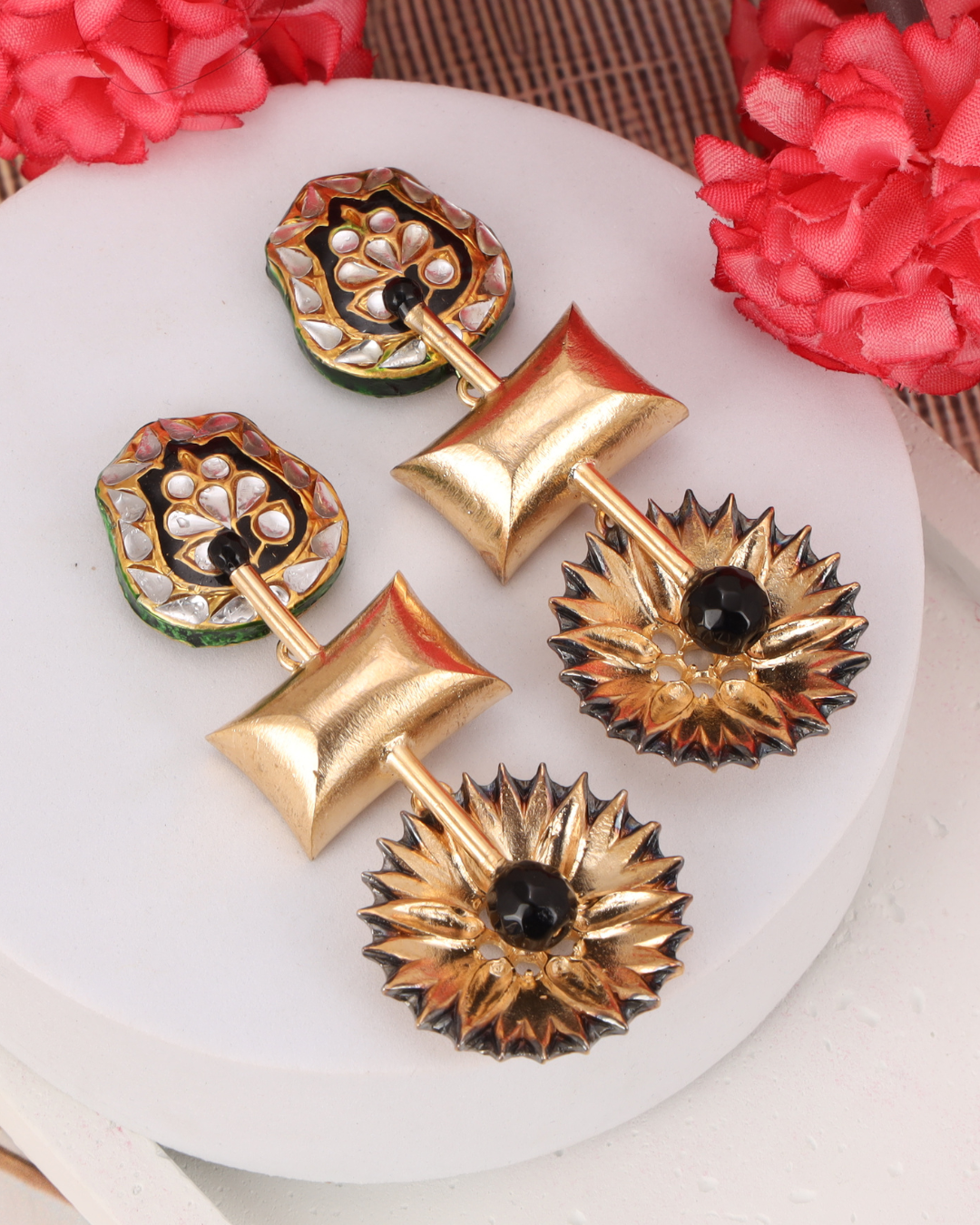Mughal hand crafted earrings