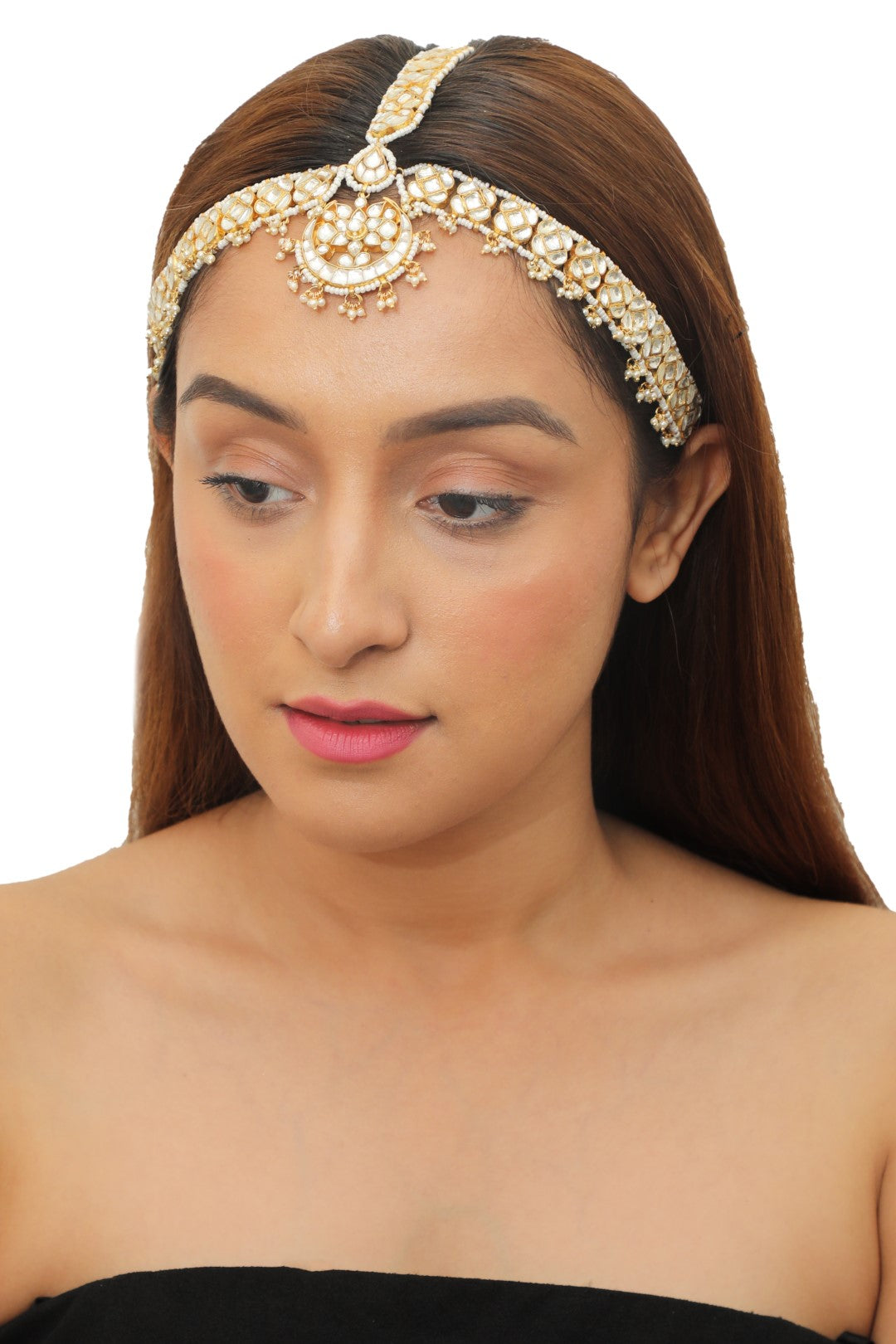 Chandshape Floral Jadtar Mathapatti