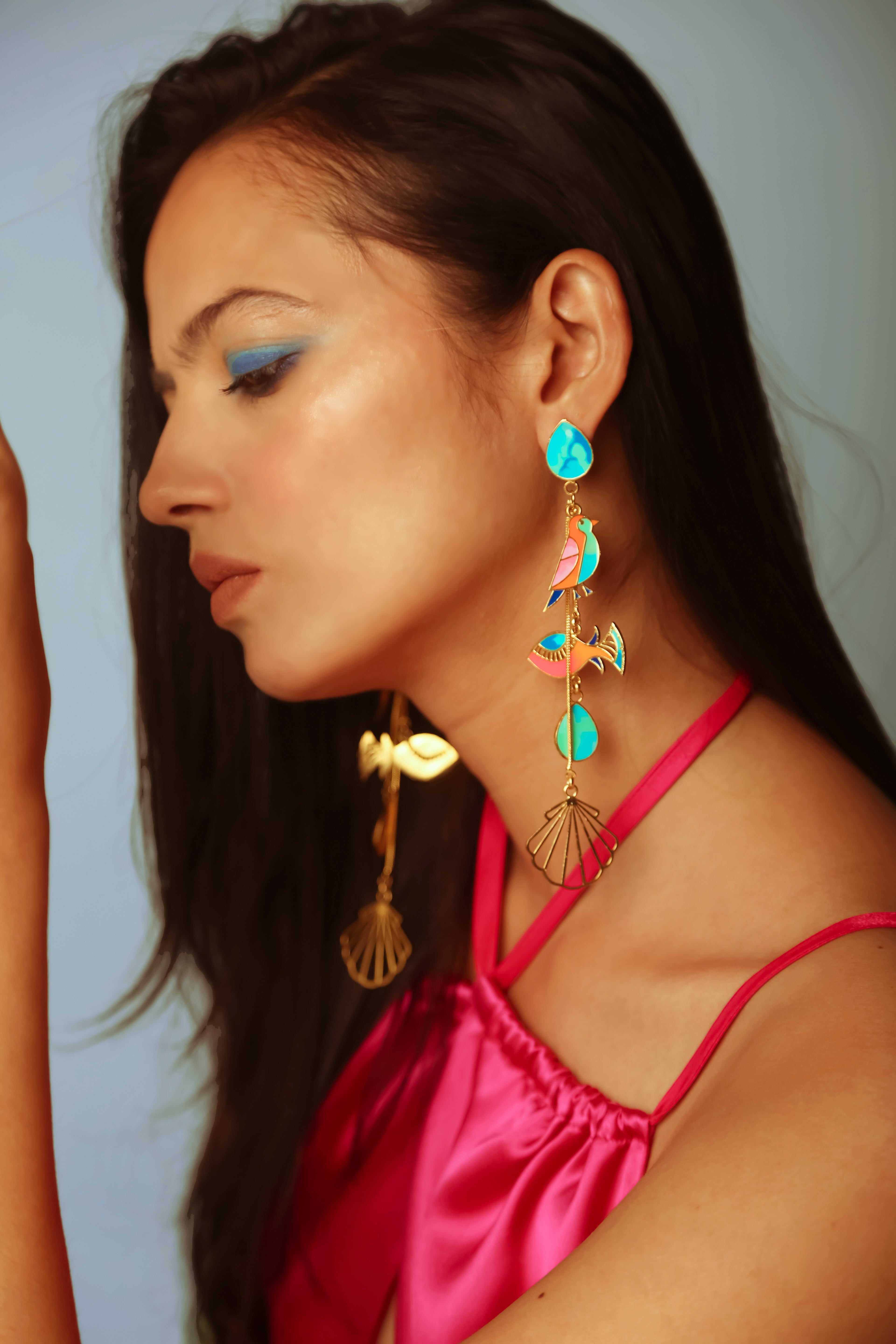 Bird and the fish earrings