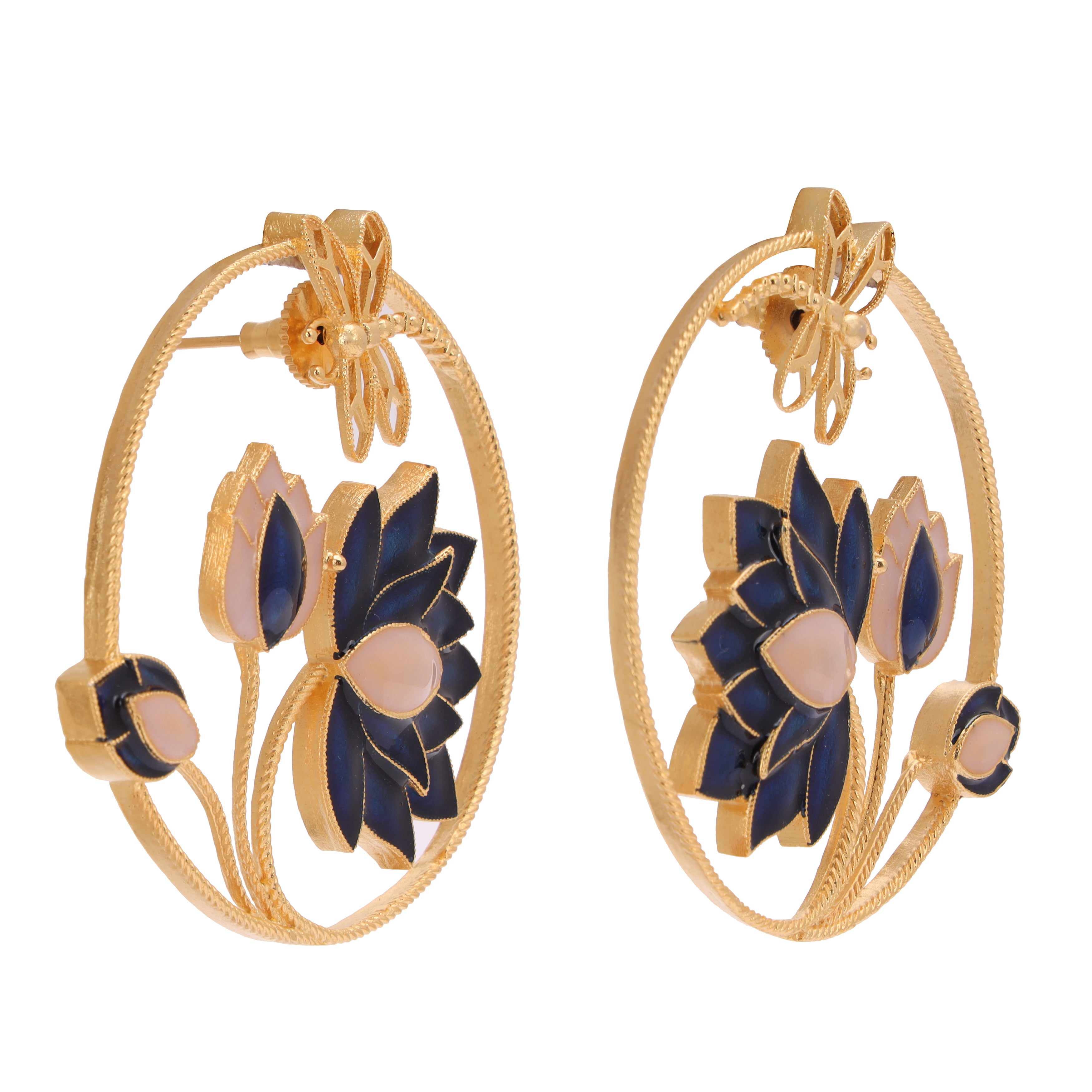 Ethereal midnight earrings