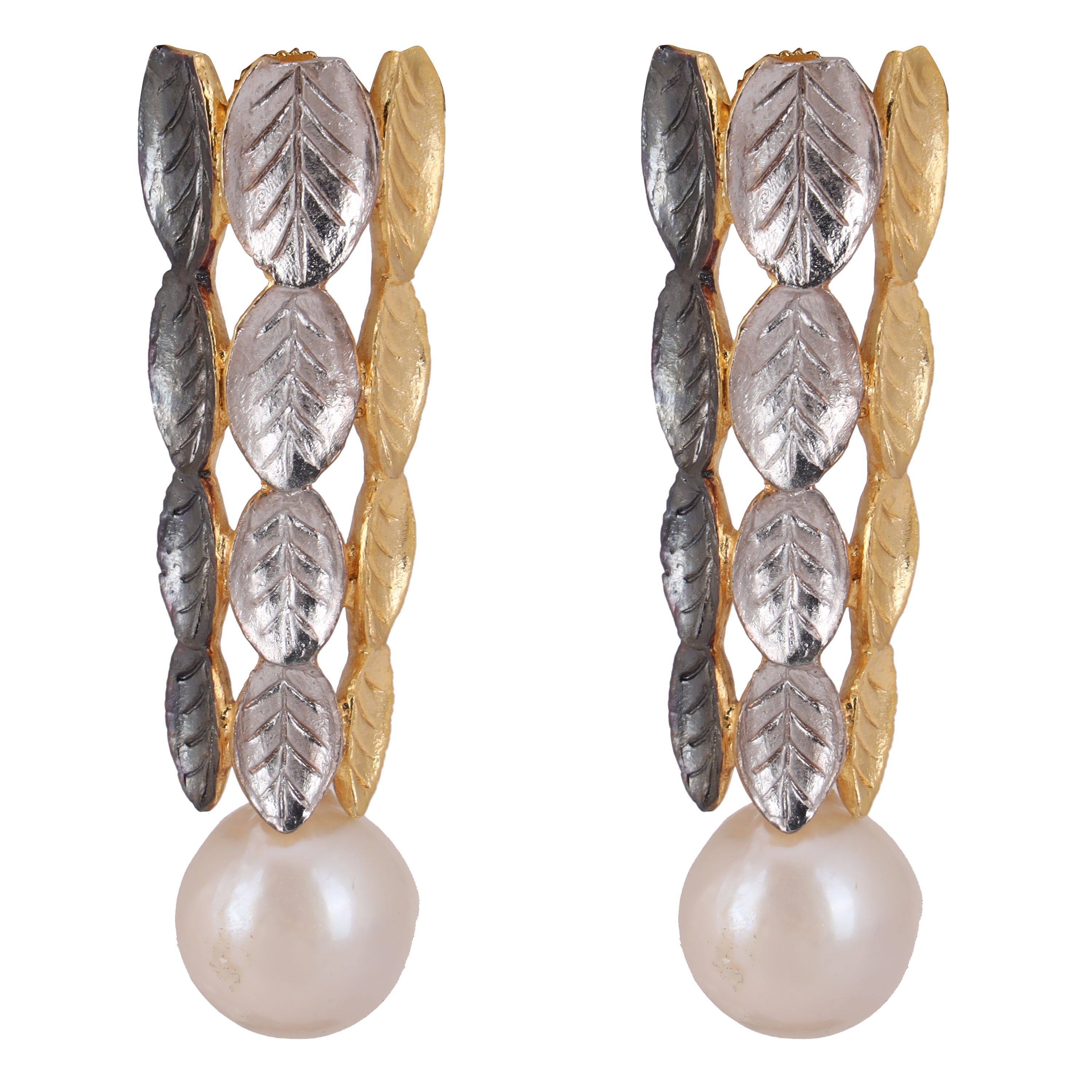 Dimensional baroque earrings