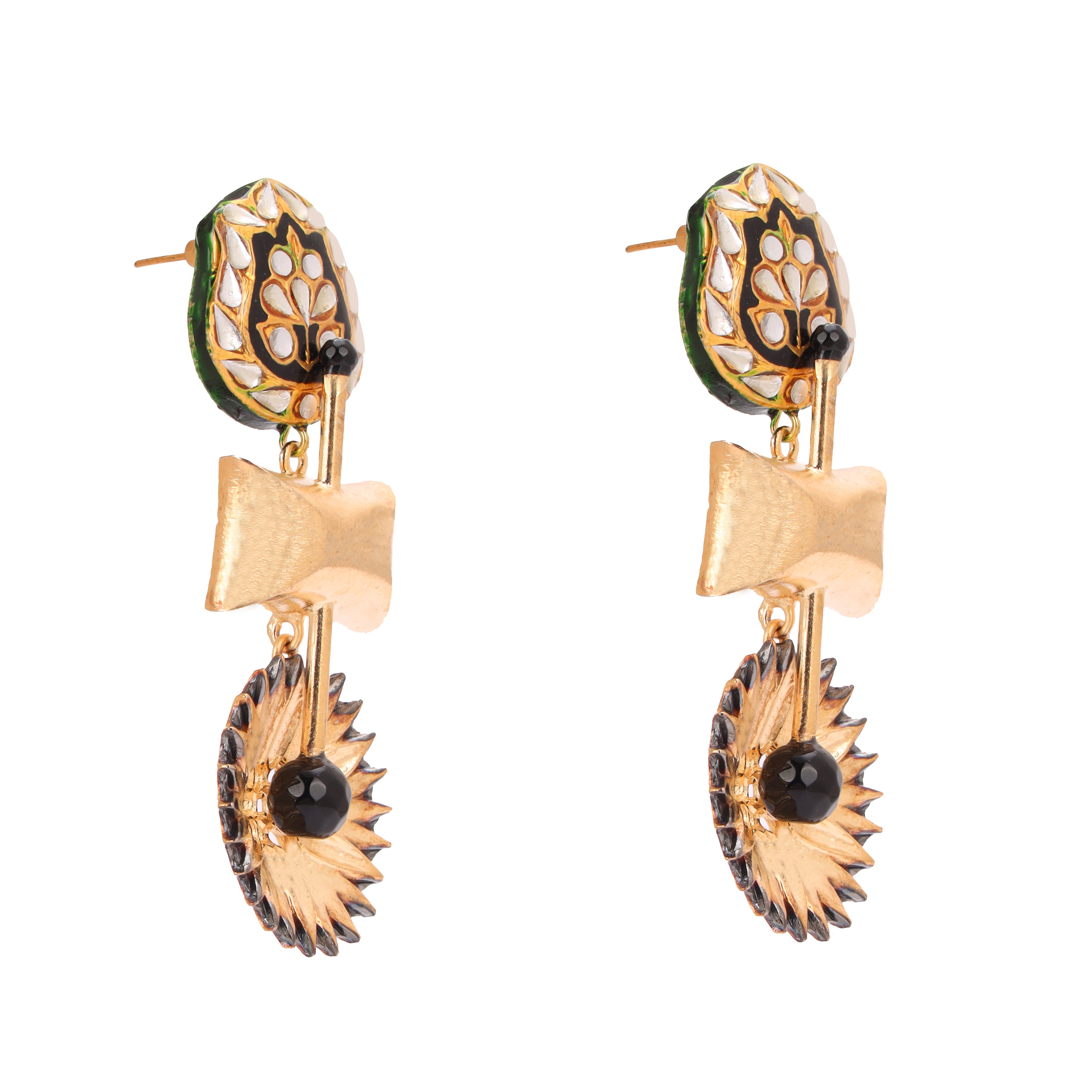 Mughal hand crafted earrings