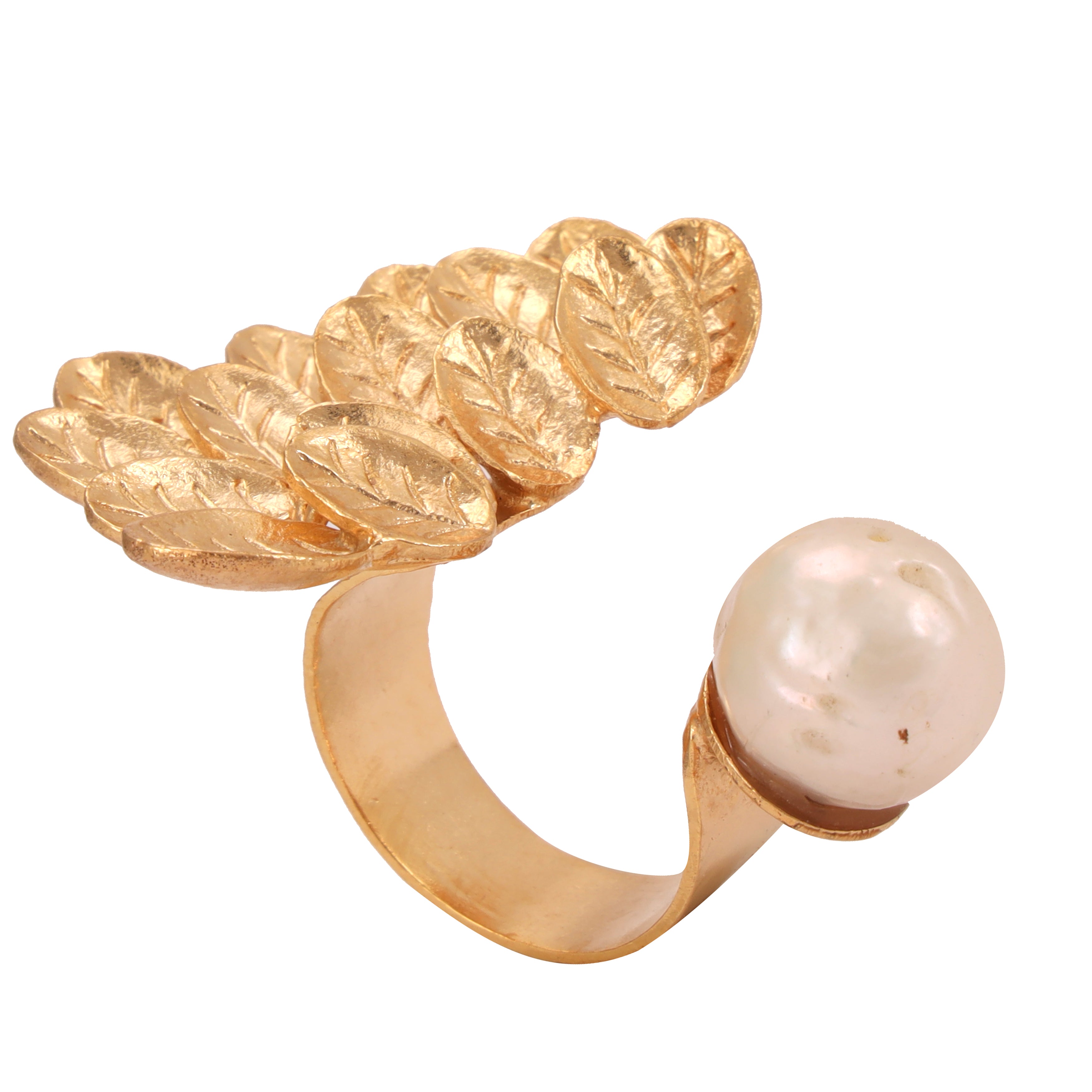 Baroque beauty gold ring