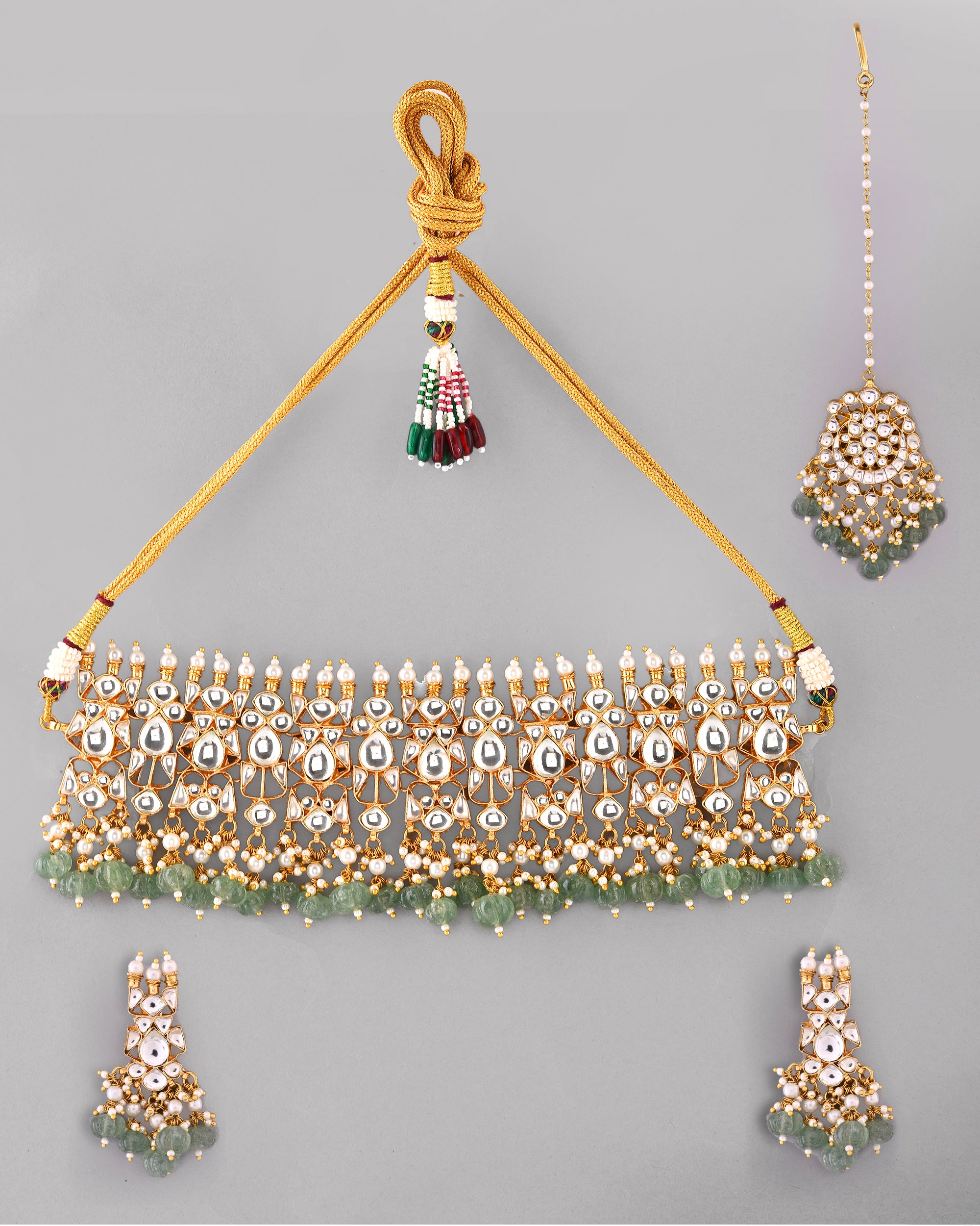 Kundan Blossom Glow Necklace Set