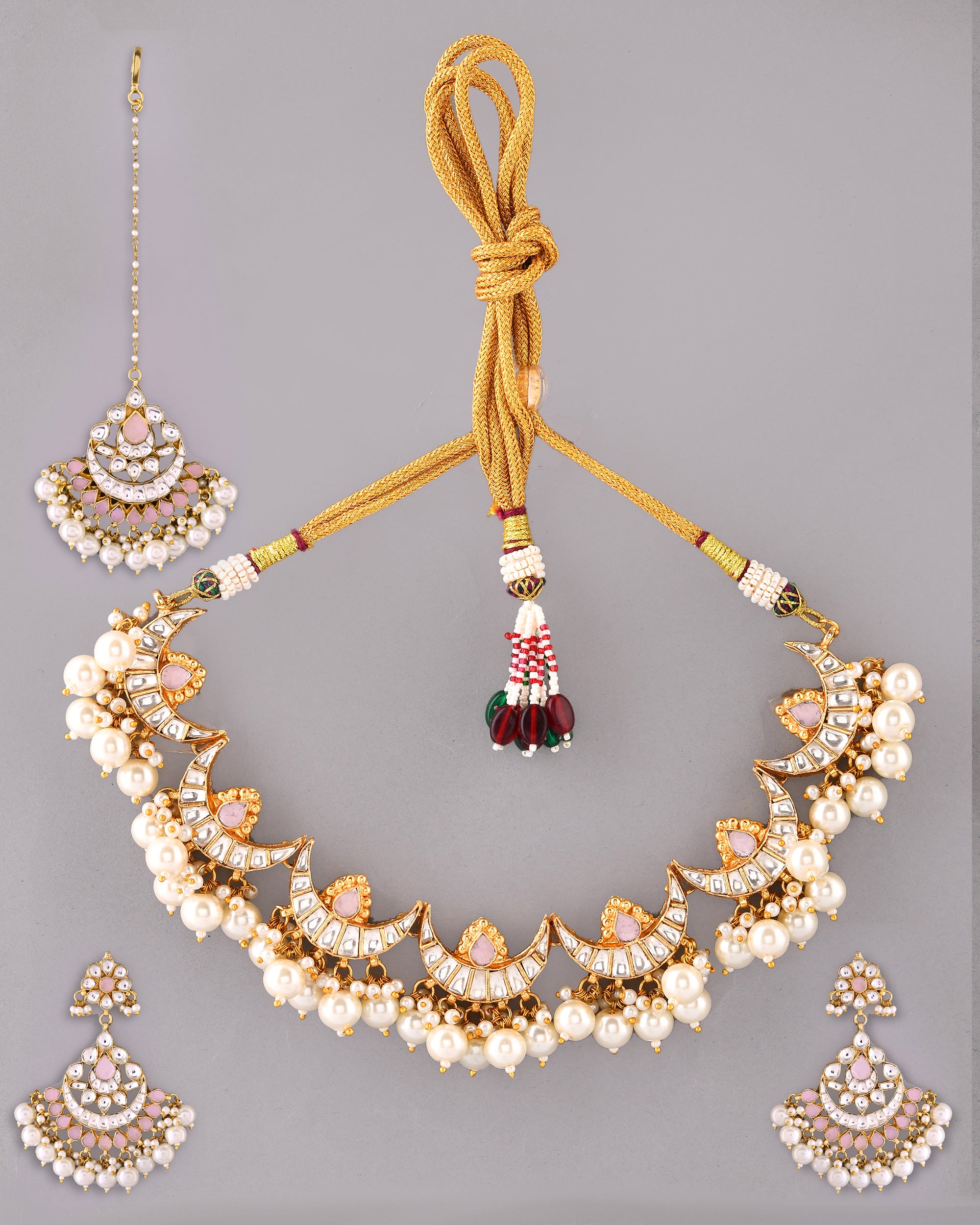 Kundan Regal Bloom Necklace Set