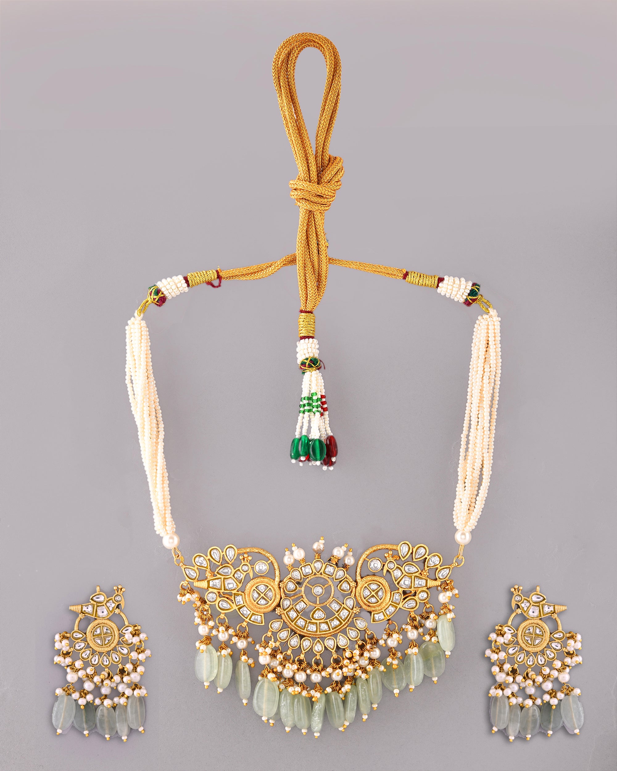 Kundan Polki Royale Necklace Set