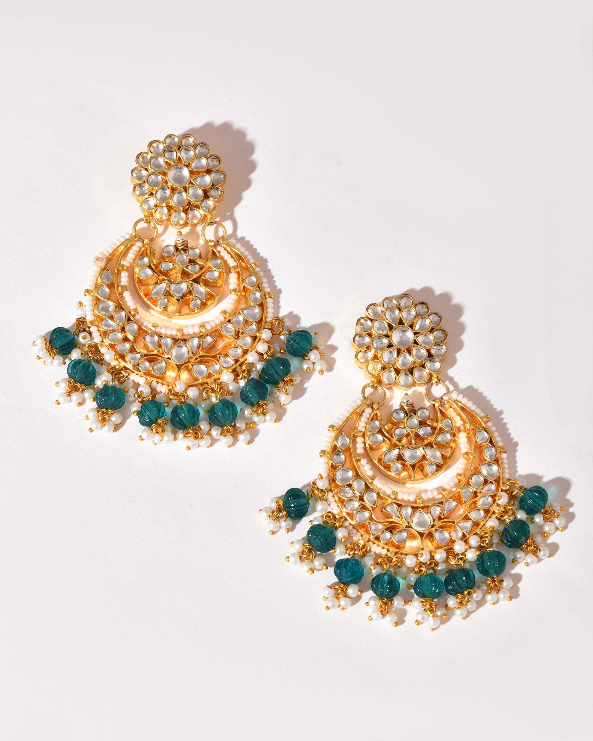 Kundan Rang Mahal Earrings