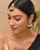 Kundan  Leher Earrings TIKA SET