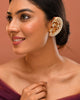 Kundan Surya Chakra Earrings