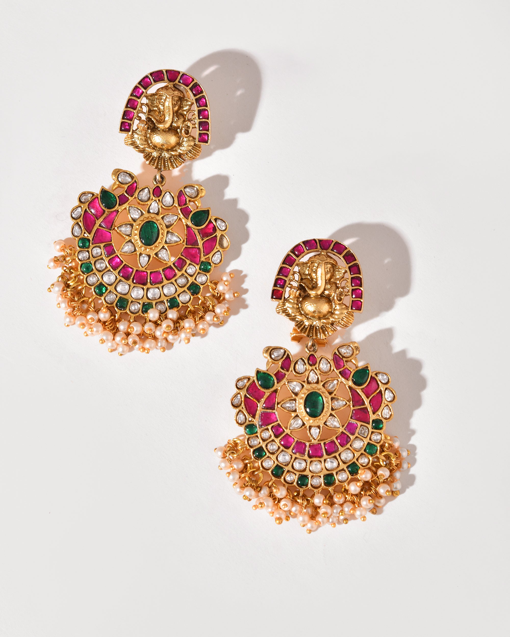 Kundan Amrit Phool Earrings