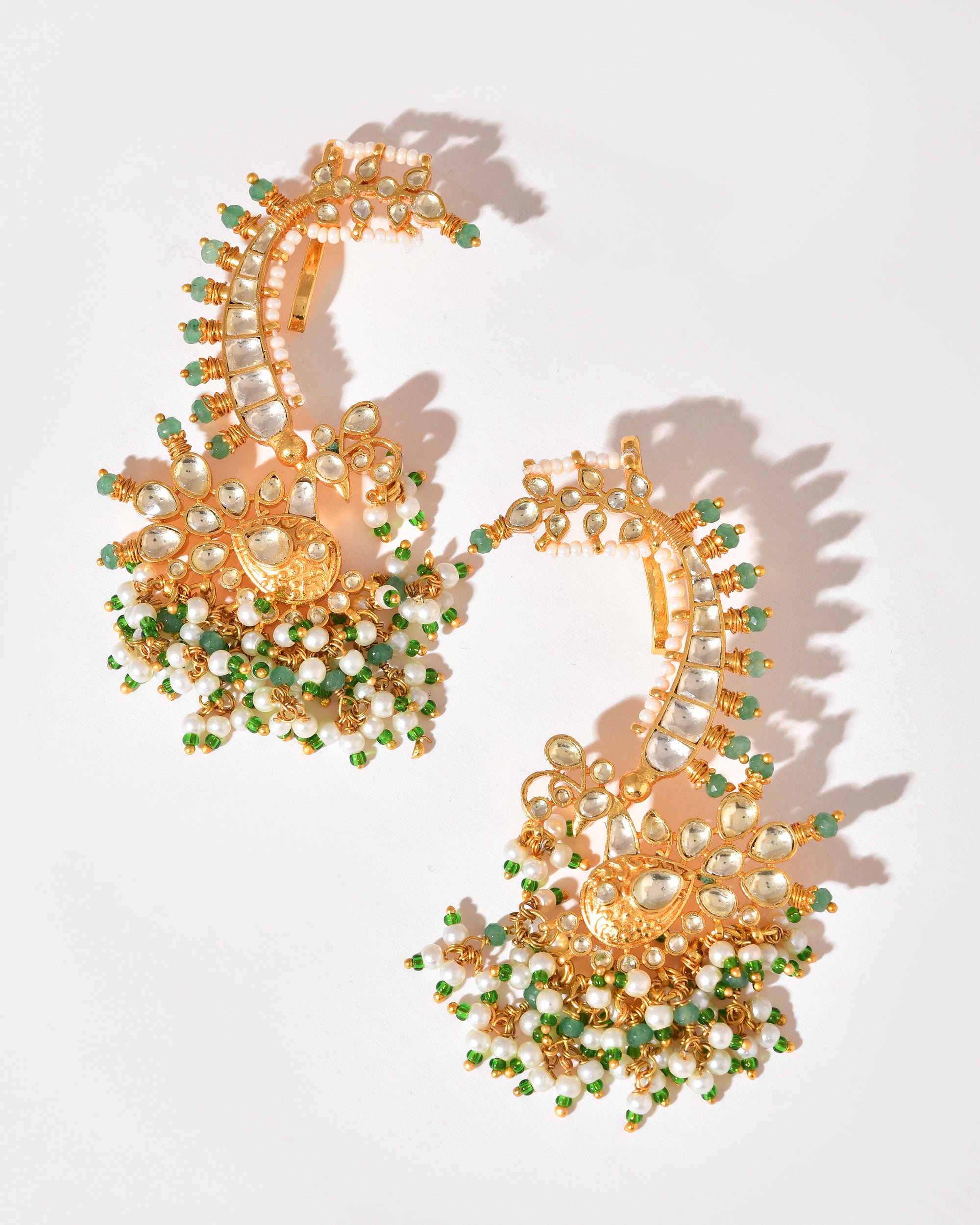 Kundan Shehnai Charm Earrings