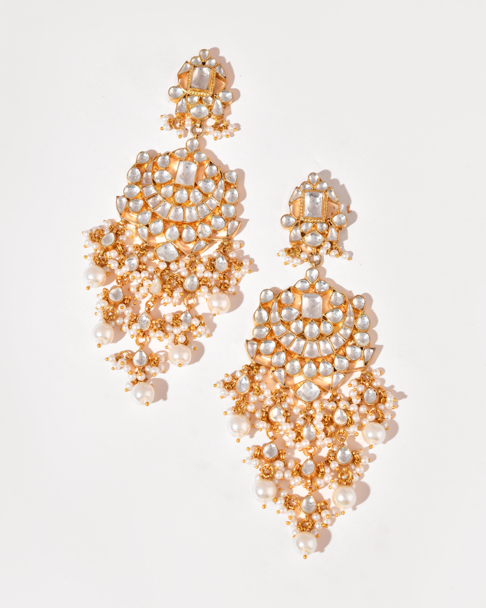 Kundan Shahi Sheeshmahal Earrings
