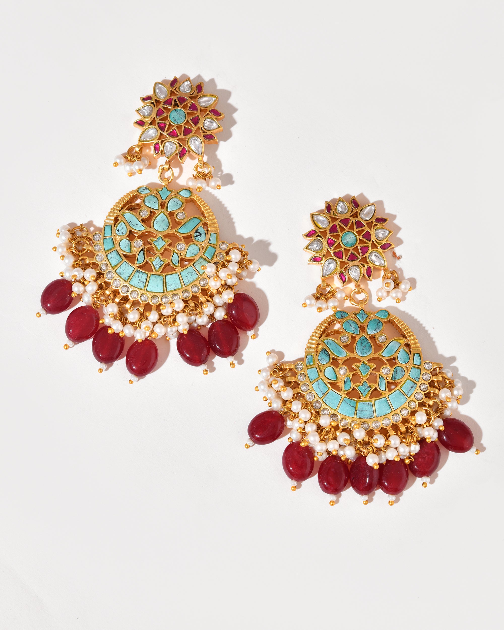 Kundan Rajnartaki Earrings