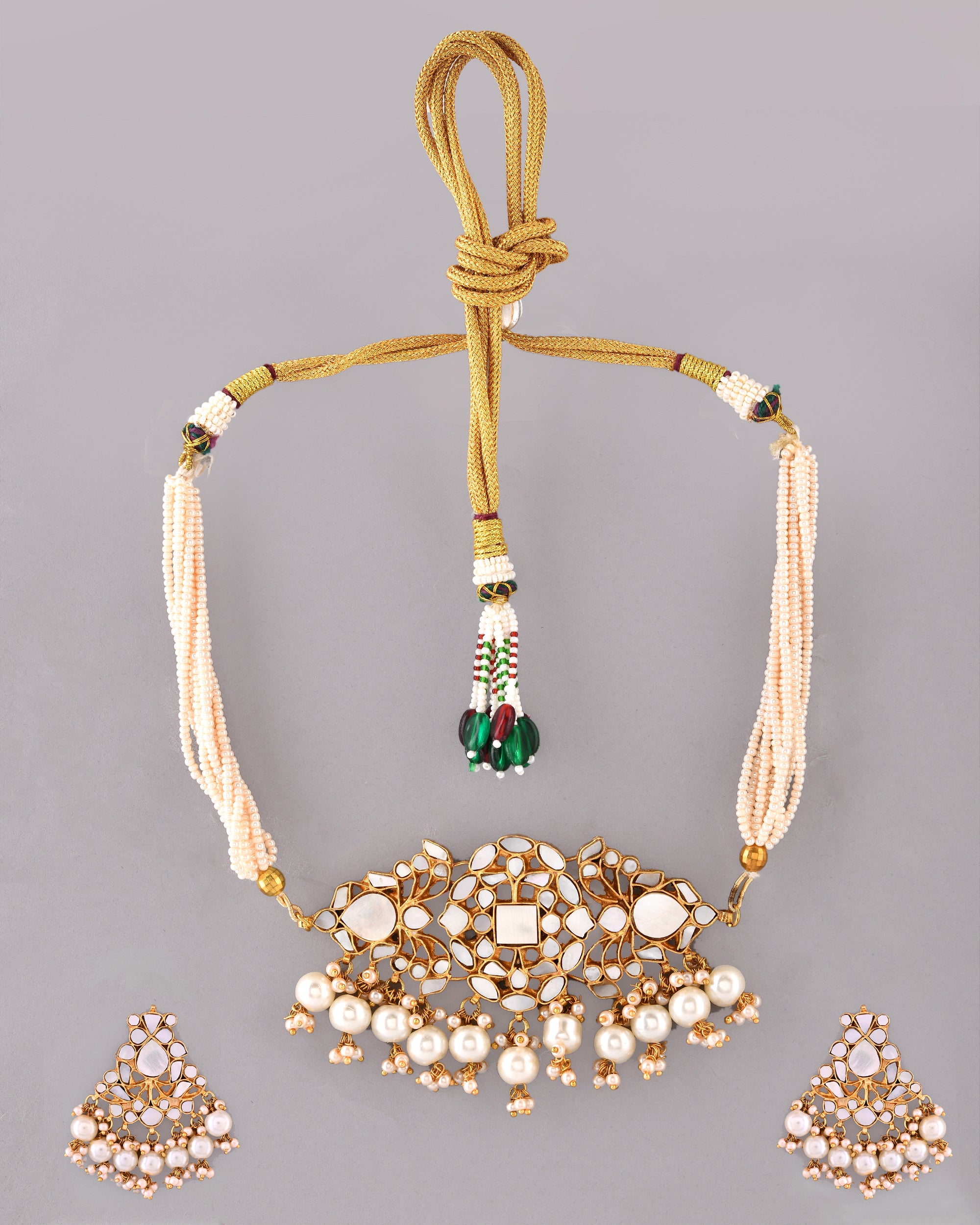 Kundan Rajwada Splendor Necklace Set