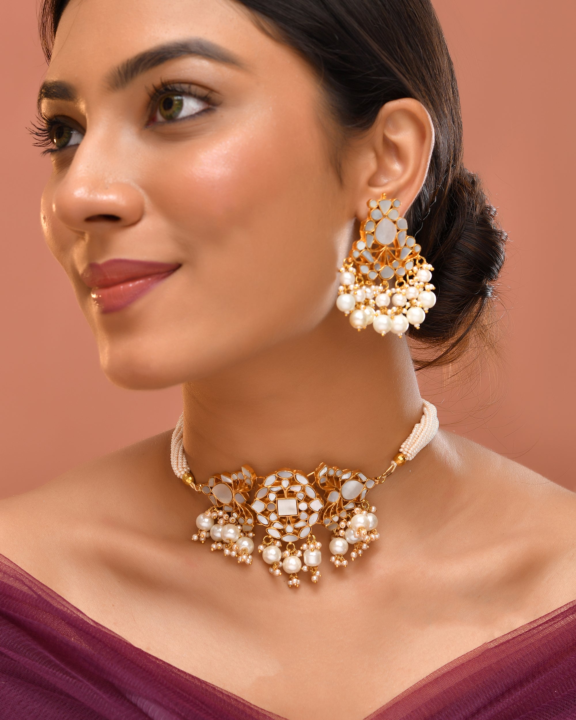 Kundan Rajwada Splendor Necklace Set