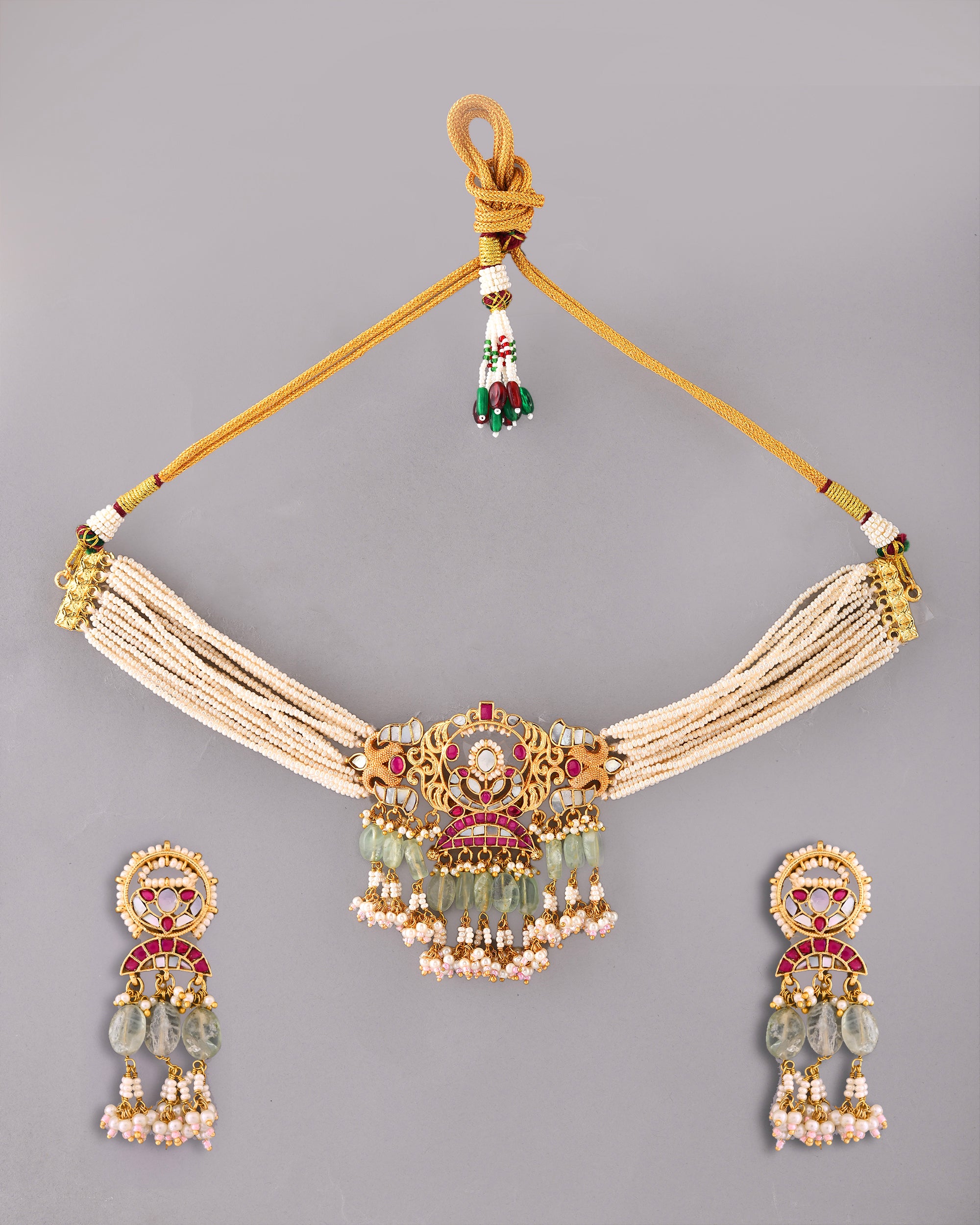Kundan Divine Aura Necklace Set