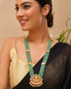 Kundan Temple necklace set