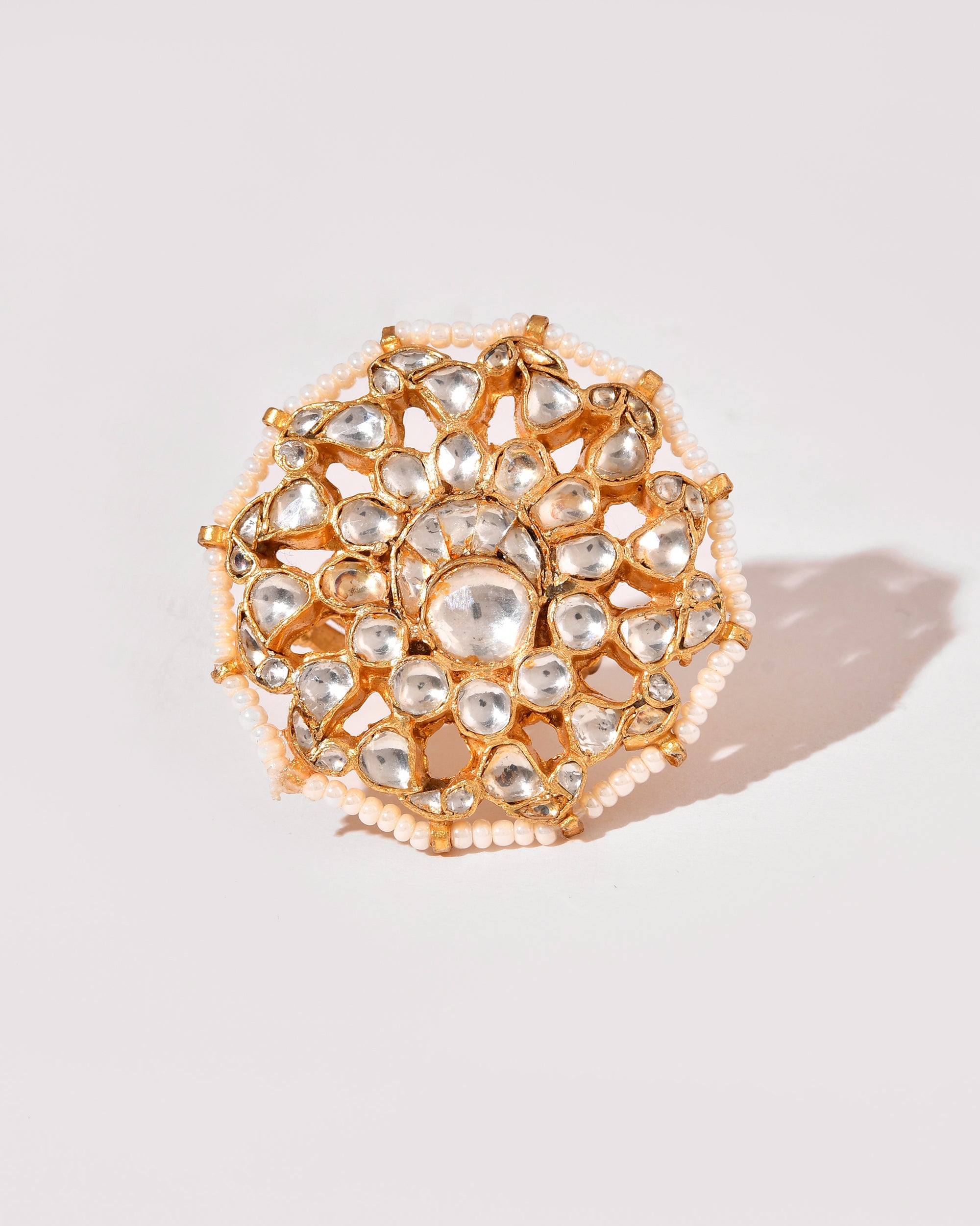 Kundan Chandrika Ring