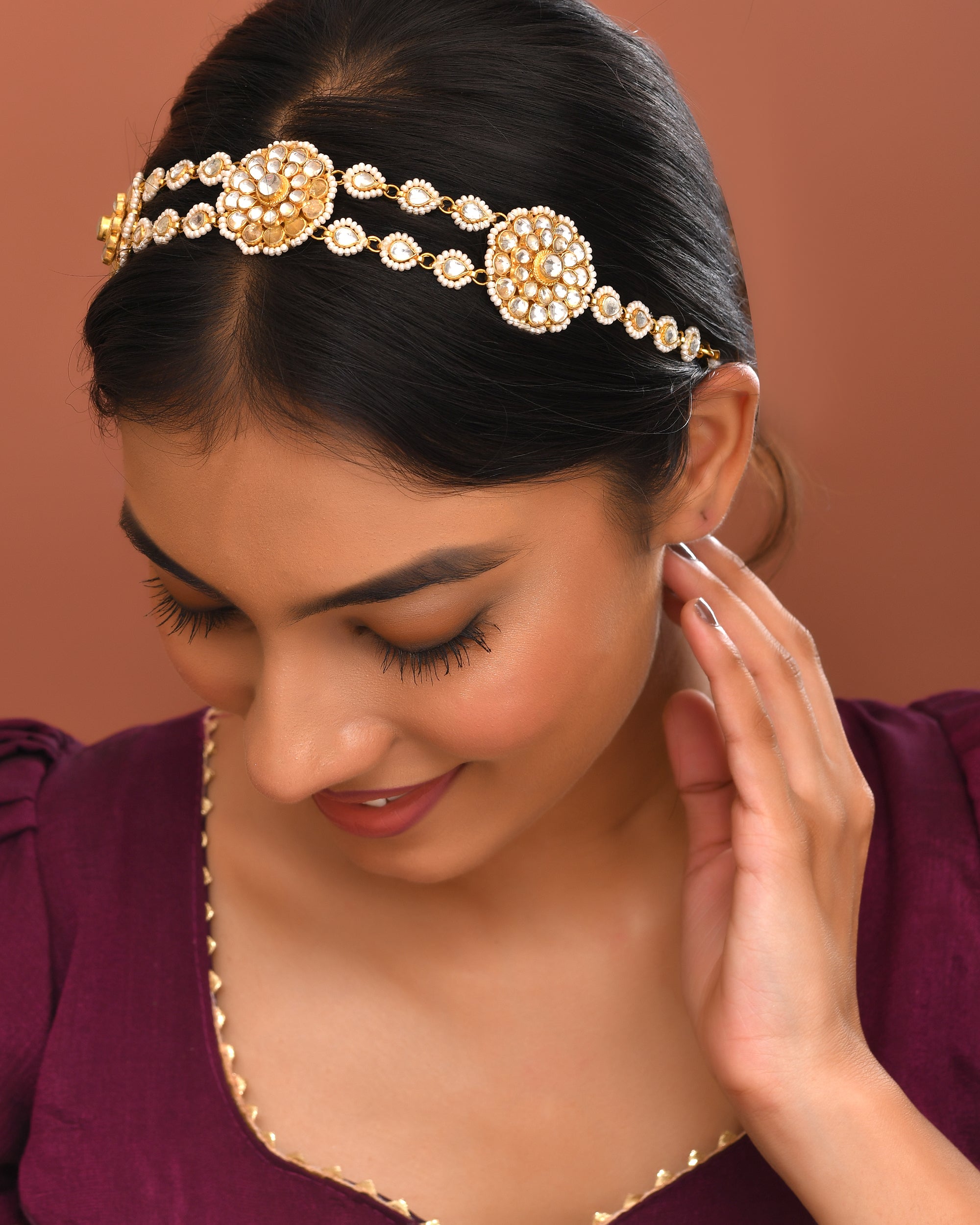 Kundan Regal Bride Sheeshphool
