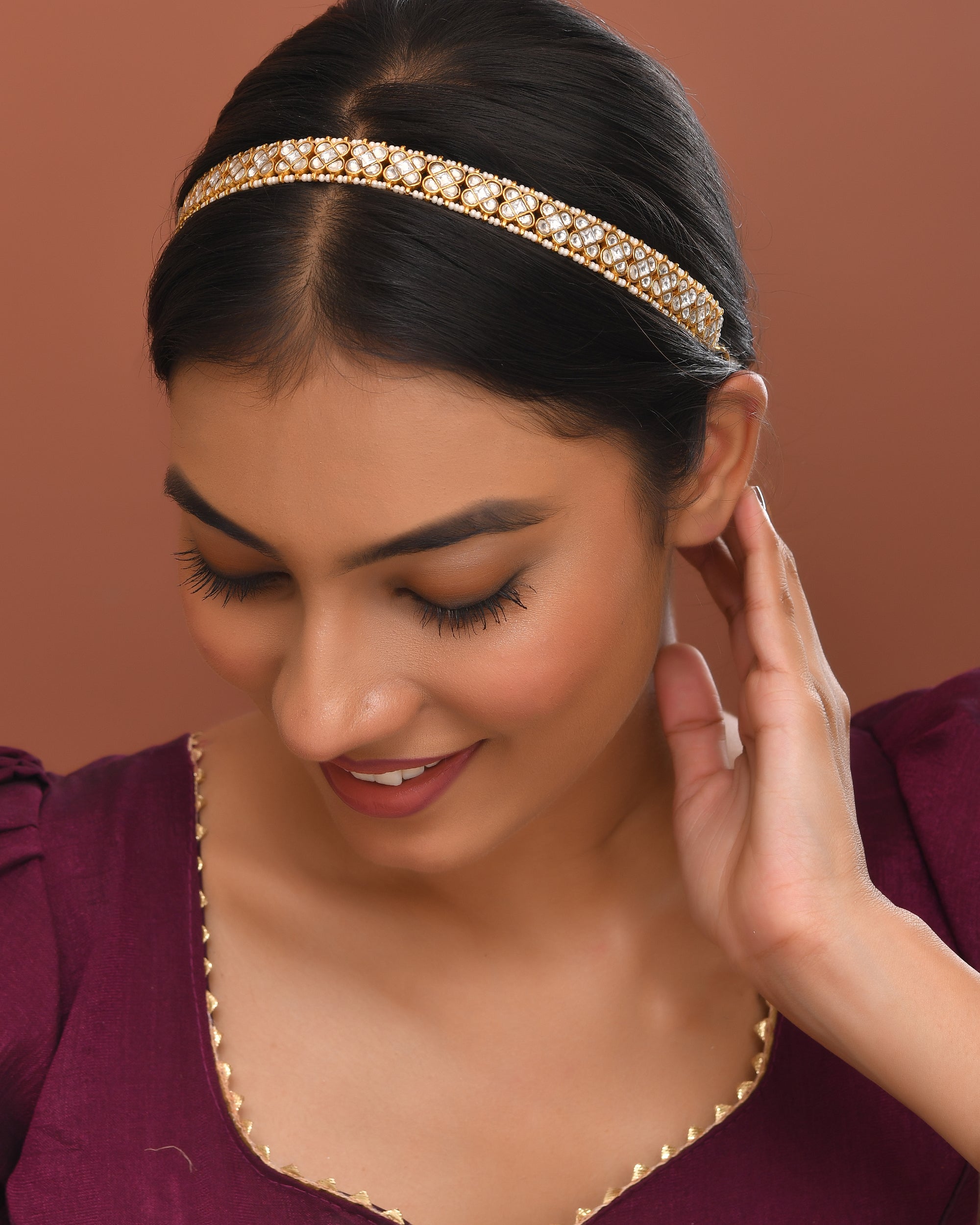 Kundan Starry Bloom Sheeshphool