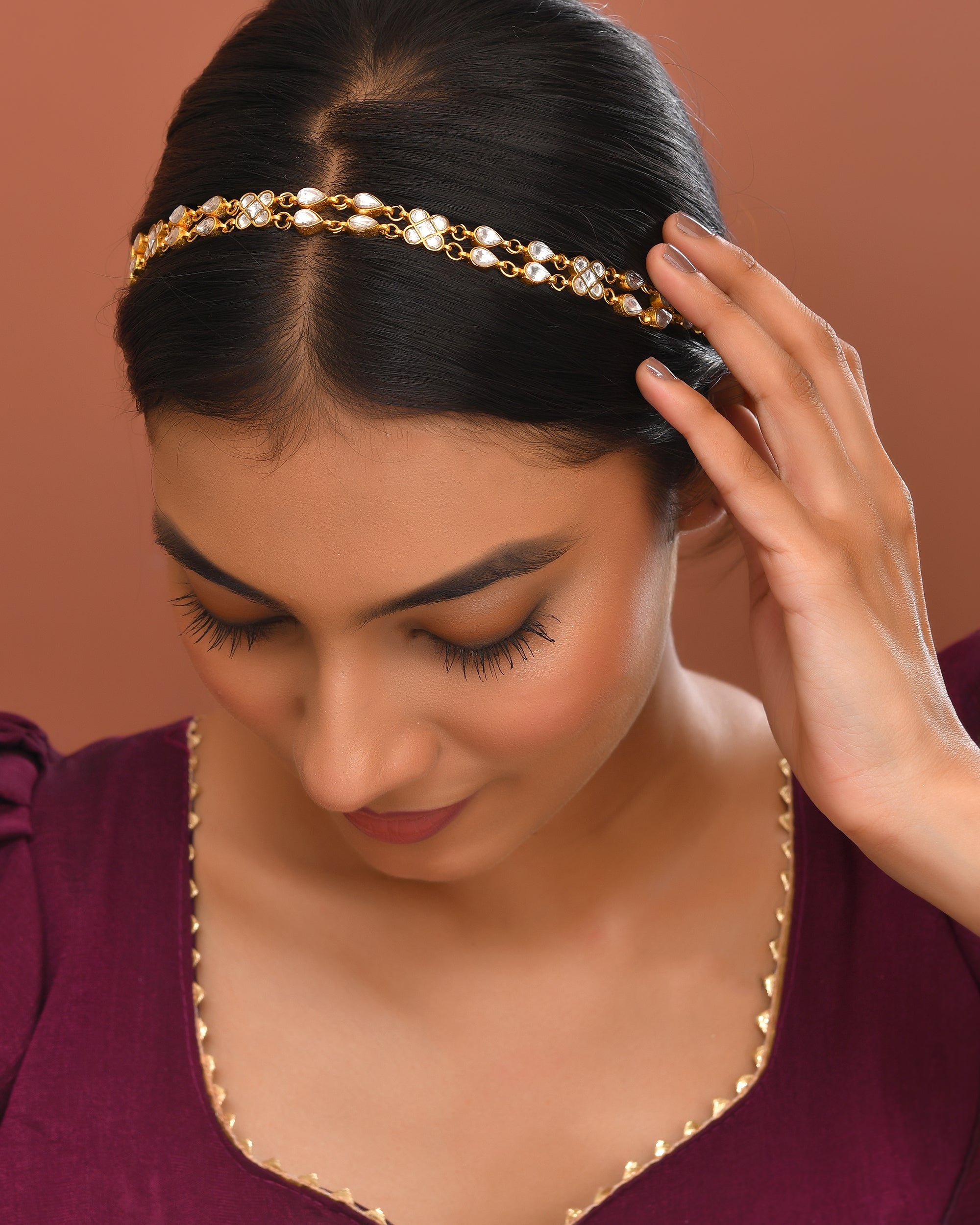 Kundan Radiant Crown Sheeshphool