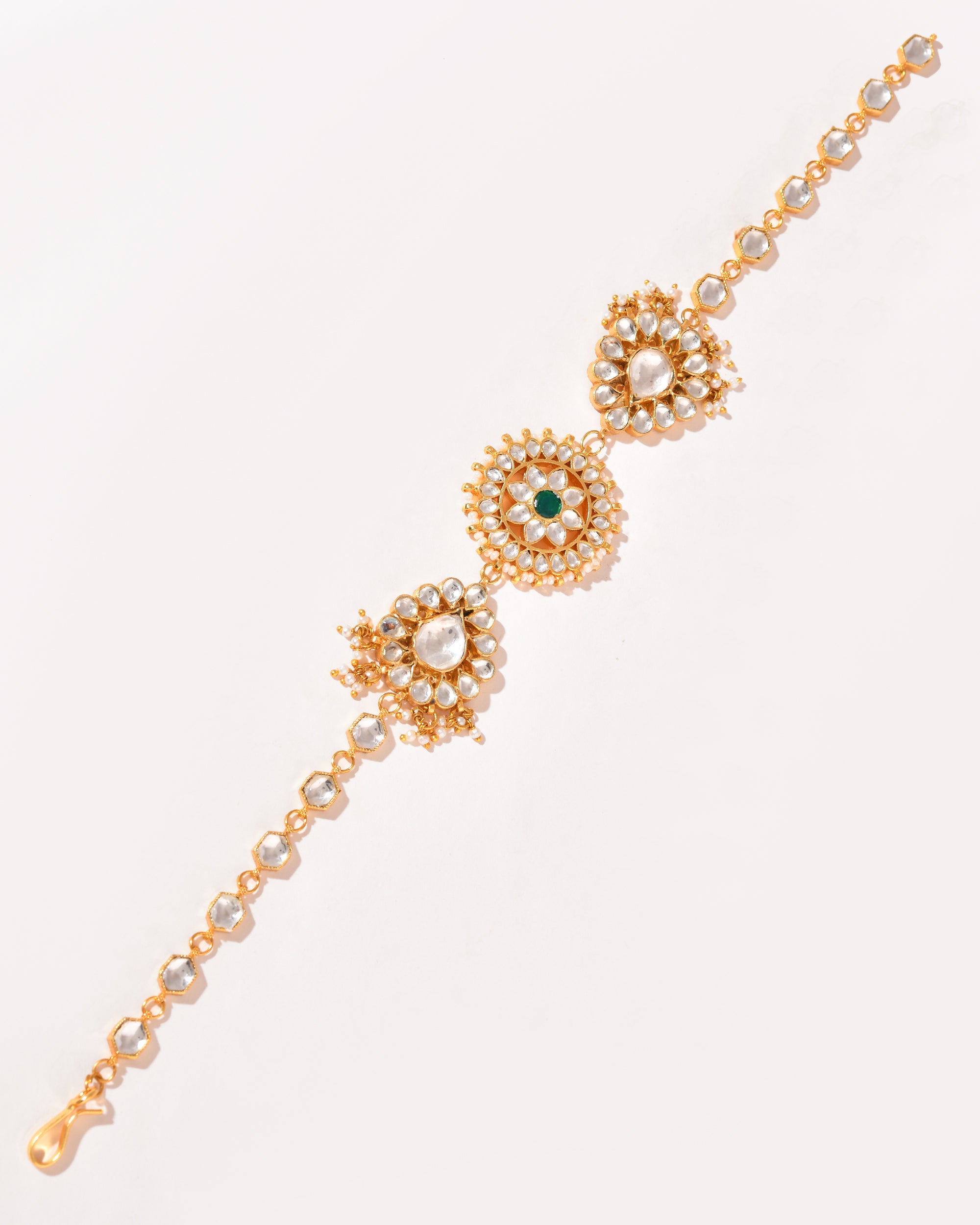 Kundan Lotus Crown Sheeshphool