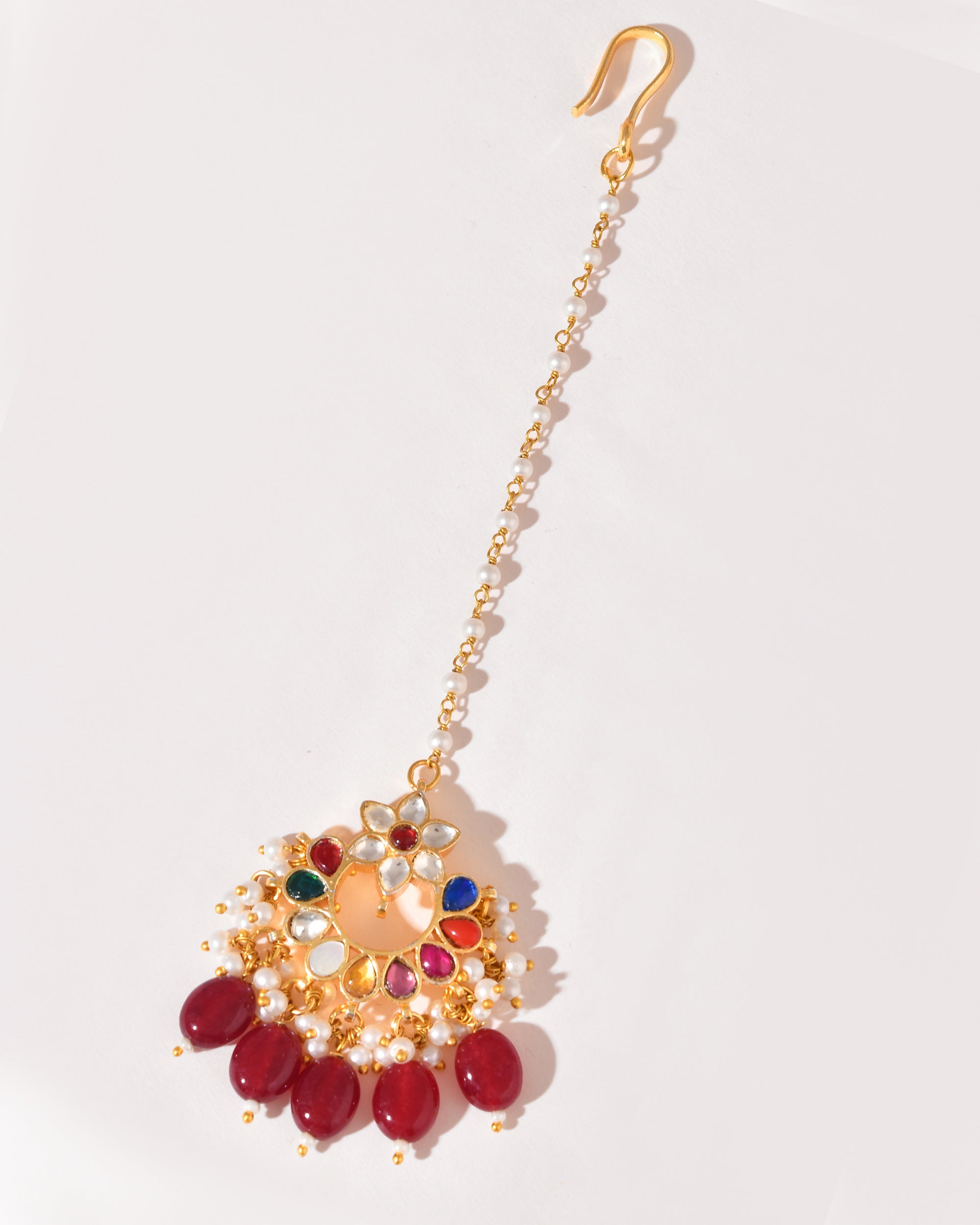 Kundan Kumkum Sindoor Maangtika