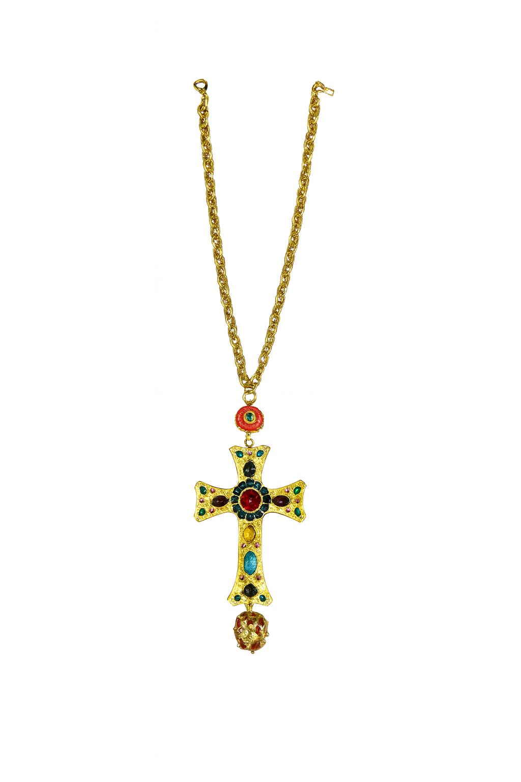Crossway medallion necklace