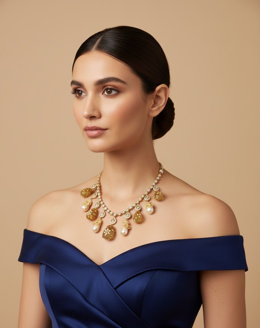 Noor Jahan Pearl heritage necklace