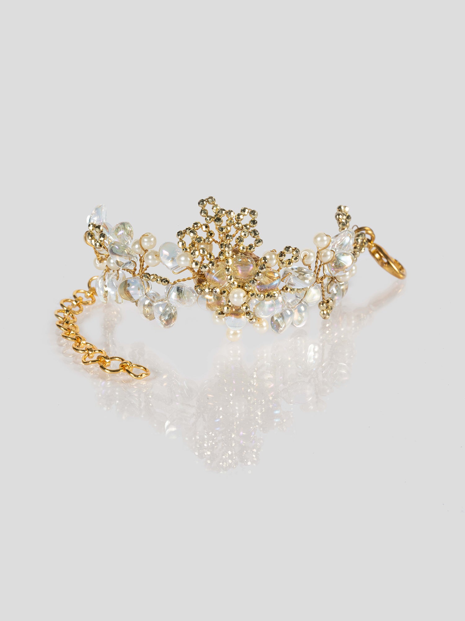 Blushing tulip bracelet