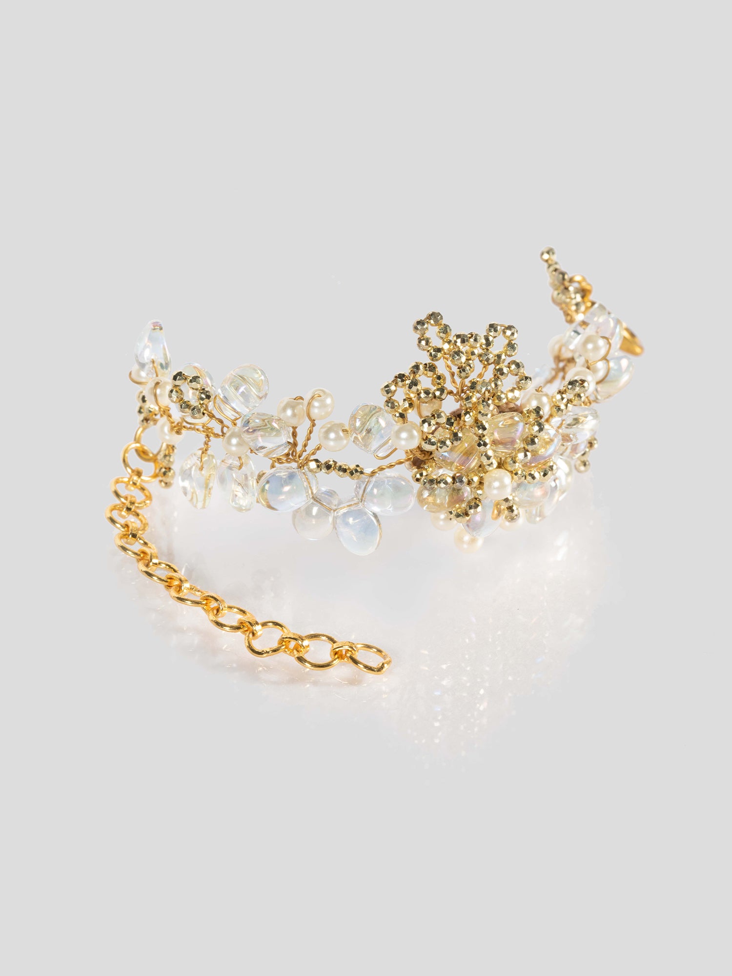 Blushing tulip bracelet