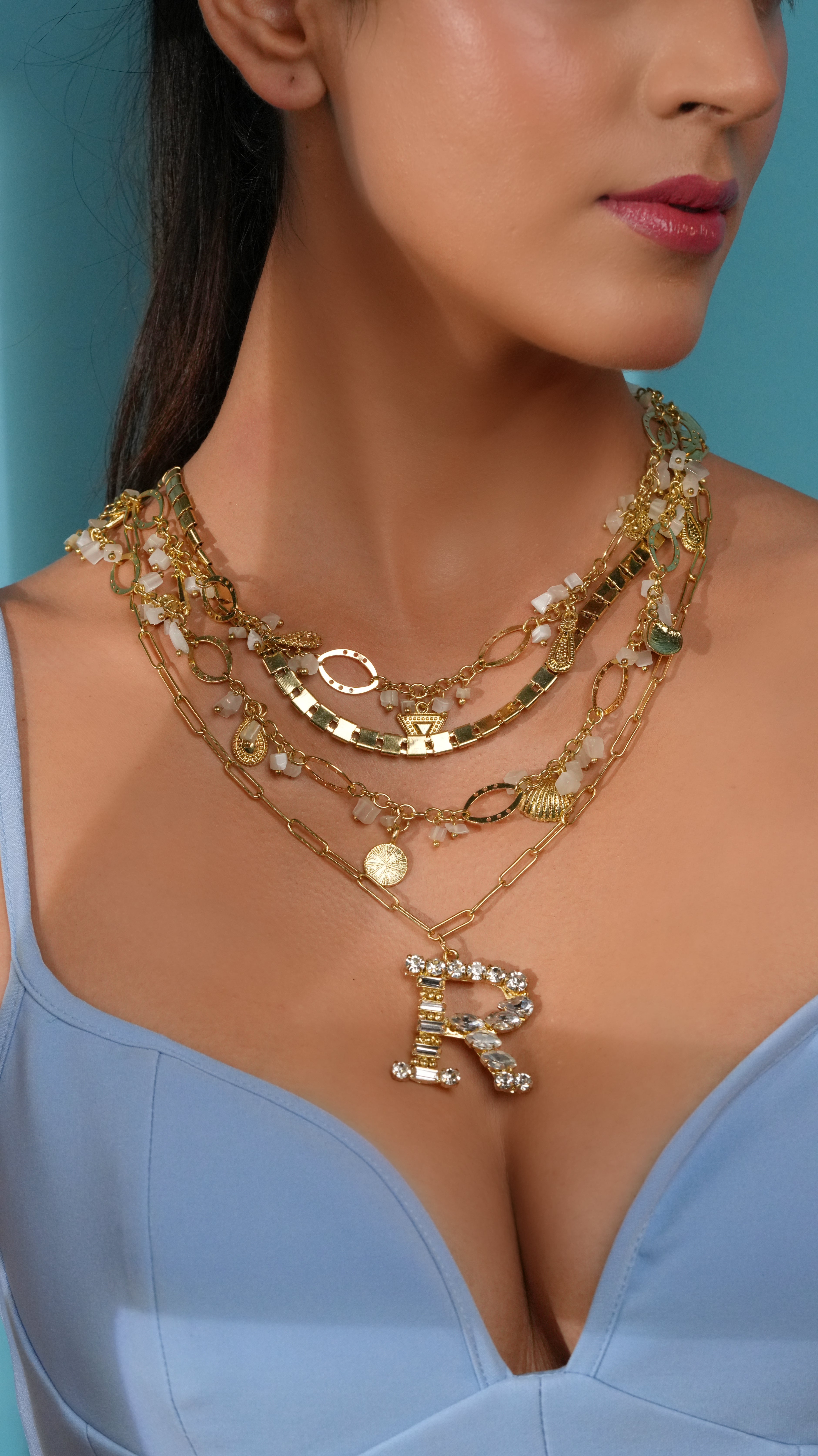 Personalised Letter Charm Necklace