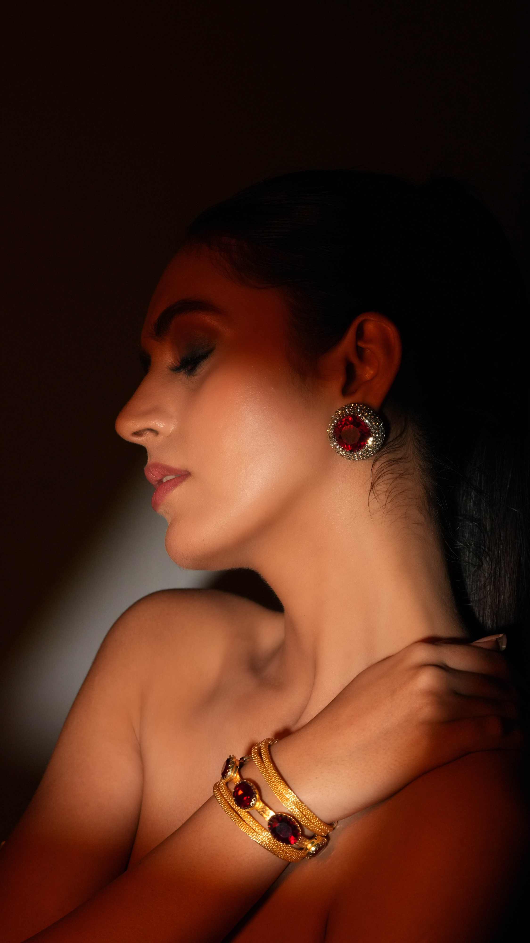 Crimson Stone Bracelet