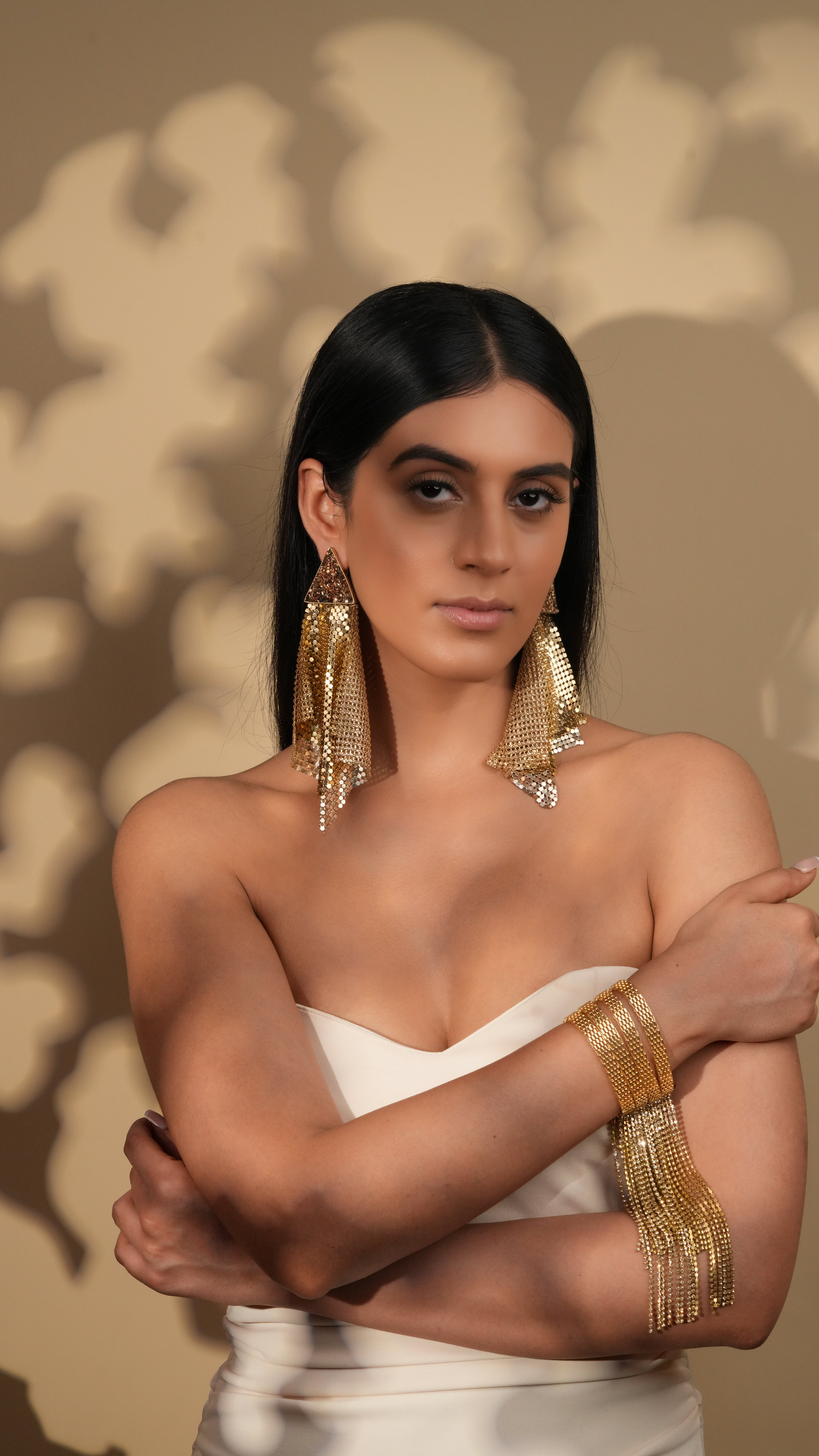 Gold Cascading Bracelet