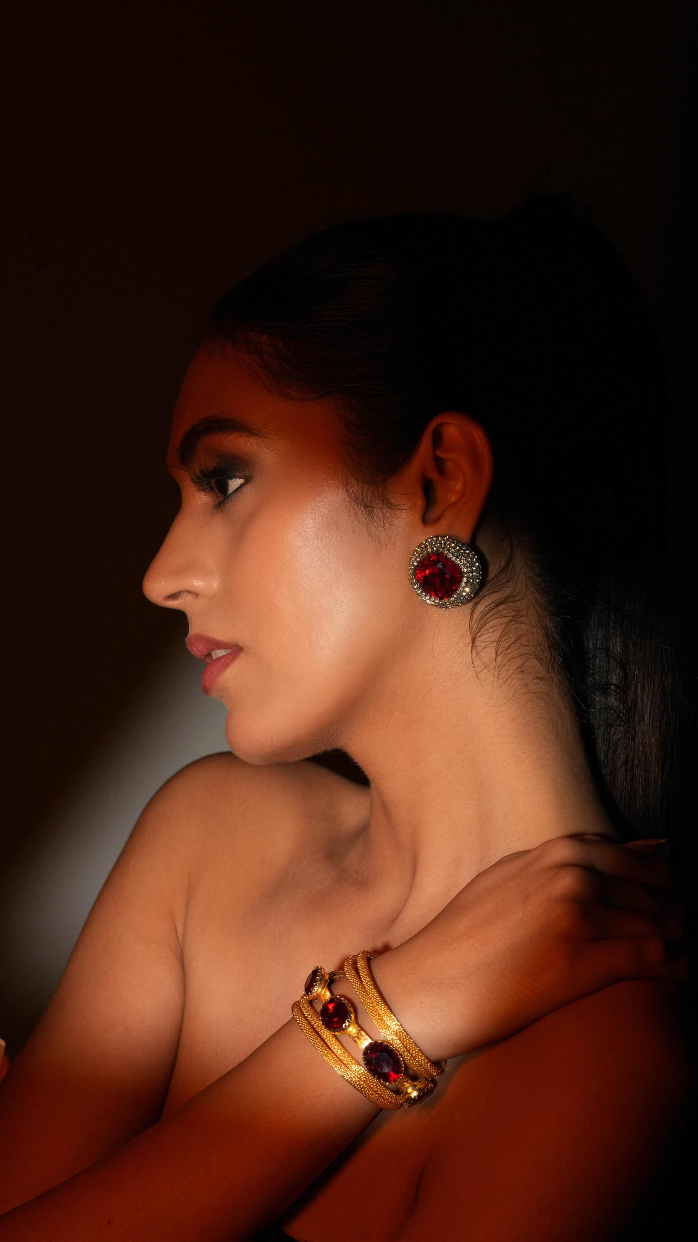 Crimson Stone Bracelet